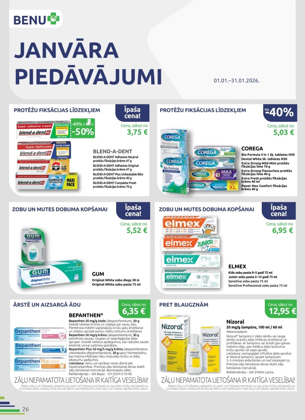 benu - BENU APTIEKA (01.01.2026 - 31.01.2026) - page: 26