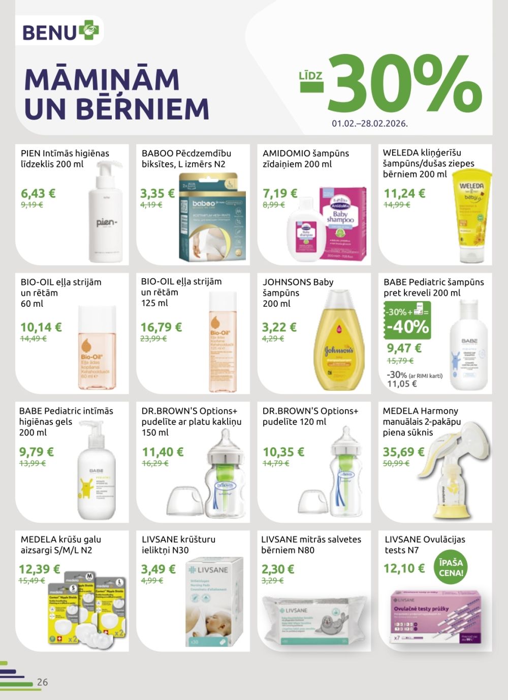 benu - BENU APTIEKA (01.02.2026 - 28.02.2026) - page: 26