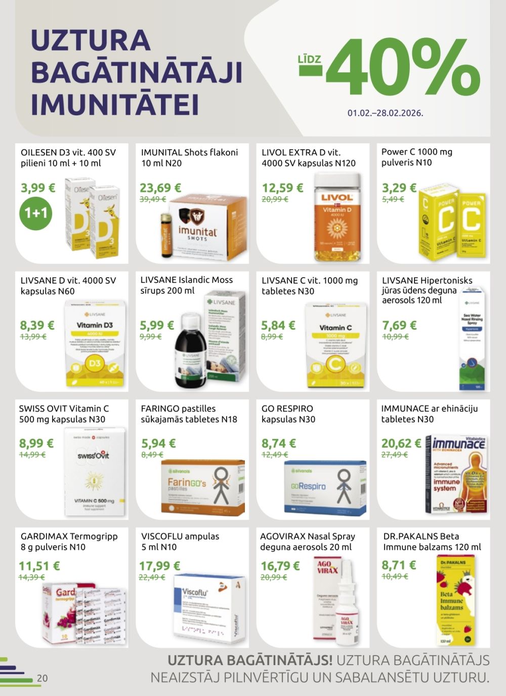 benu - BENU APTIEKA (01.02.2026 - 28.02.2026) - page: 20