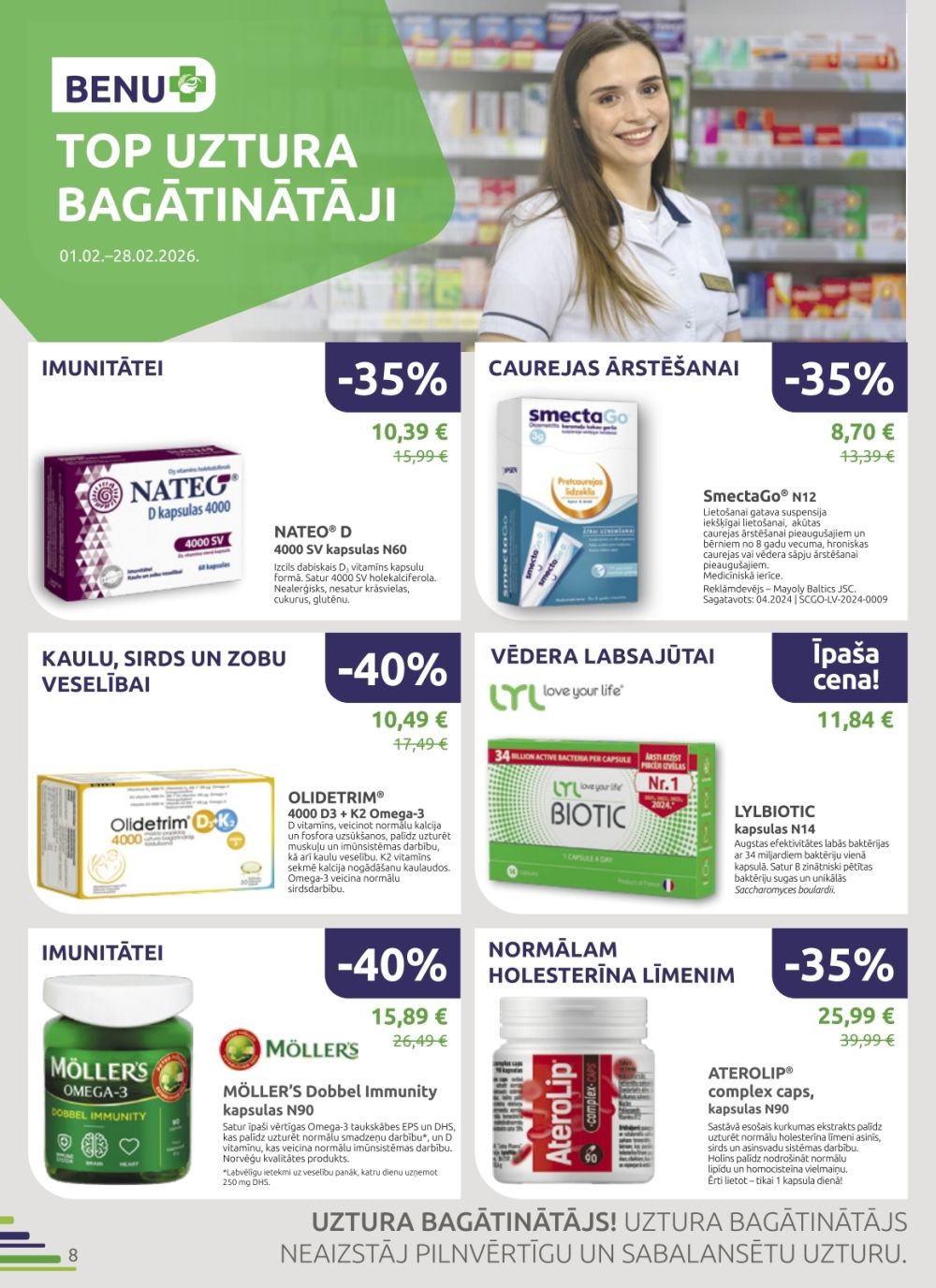 benu - BENU APTIEKA (01.02.2026 - 28.02.2026) - page: 8