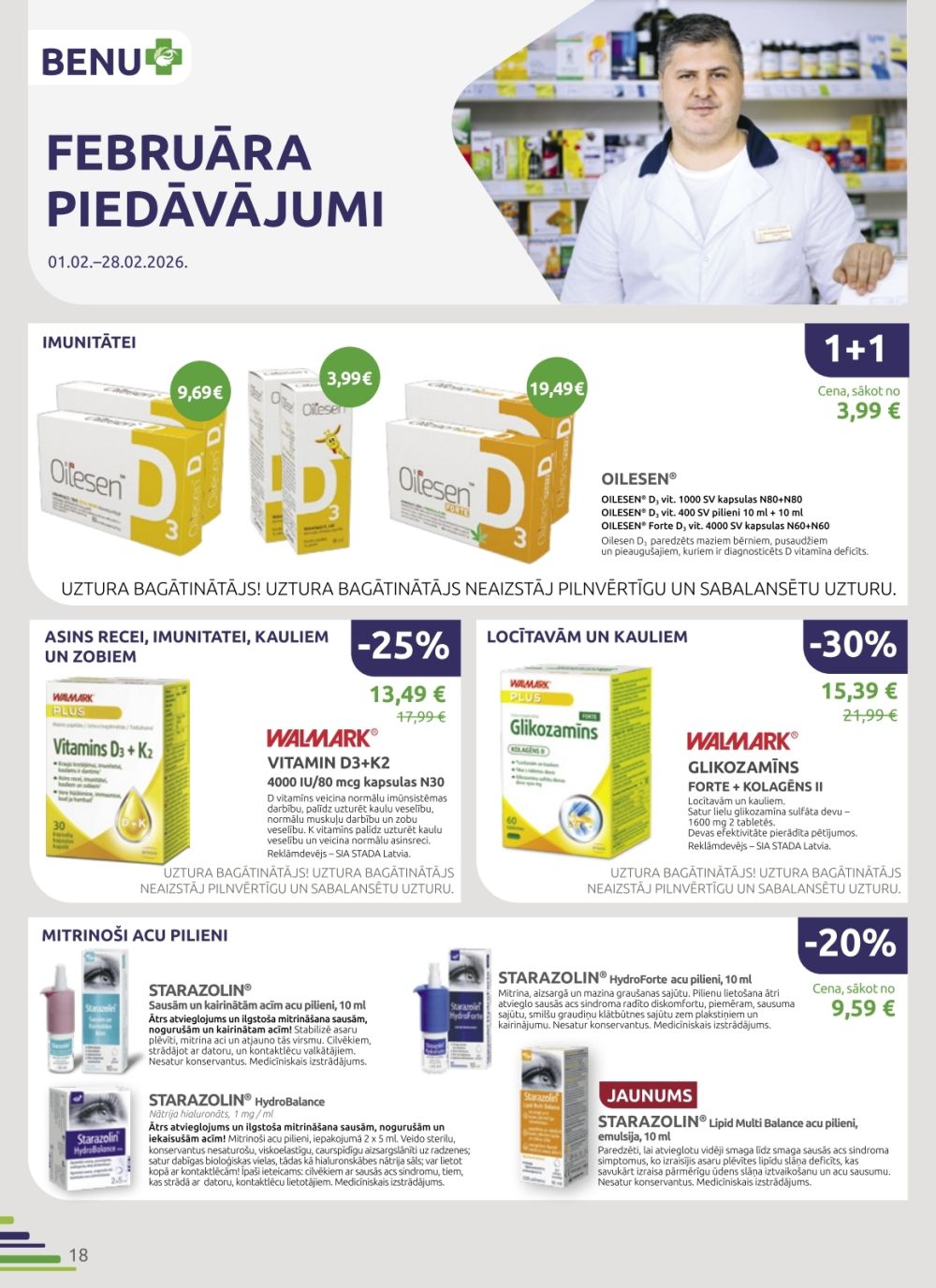 benu - BENU APTIEKA (01.02.2026 - 28.02.2026) - page: 18