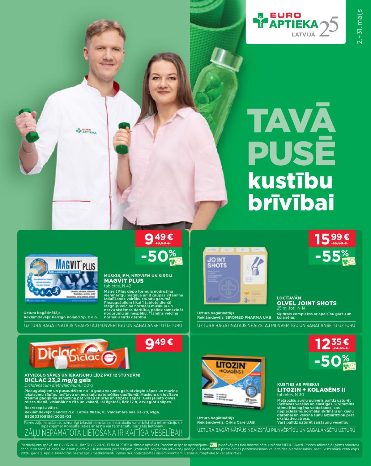 euroaptieka - EUROAPTIEKA (02.05.2026 - 31.05.2026)