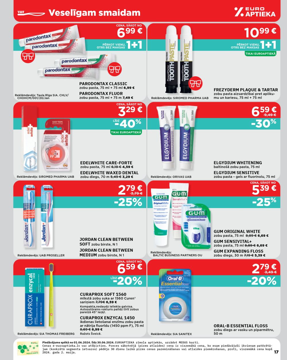 euroaptieka - EUROAPTIEKA (01.06.2024 - 30.06.2024) - page: 17