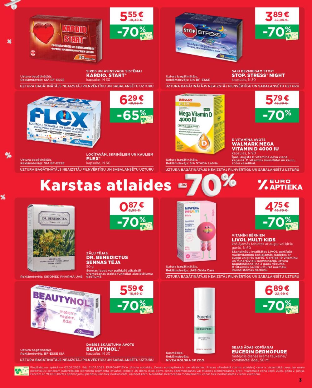 euroaptieka - EUROAPTIEKA (02.07.2025 - 31.07.2025) - page: 3