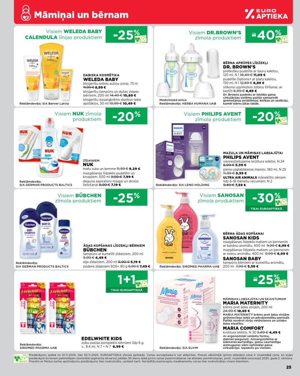 euroaptieka - EUROAPTIEKA (01.11.2025 - 30.11.2025) - page: 25