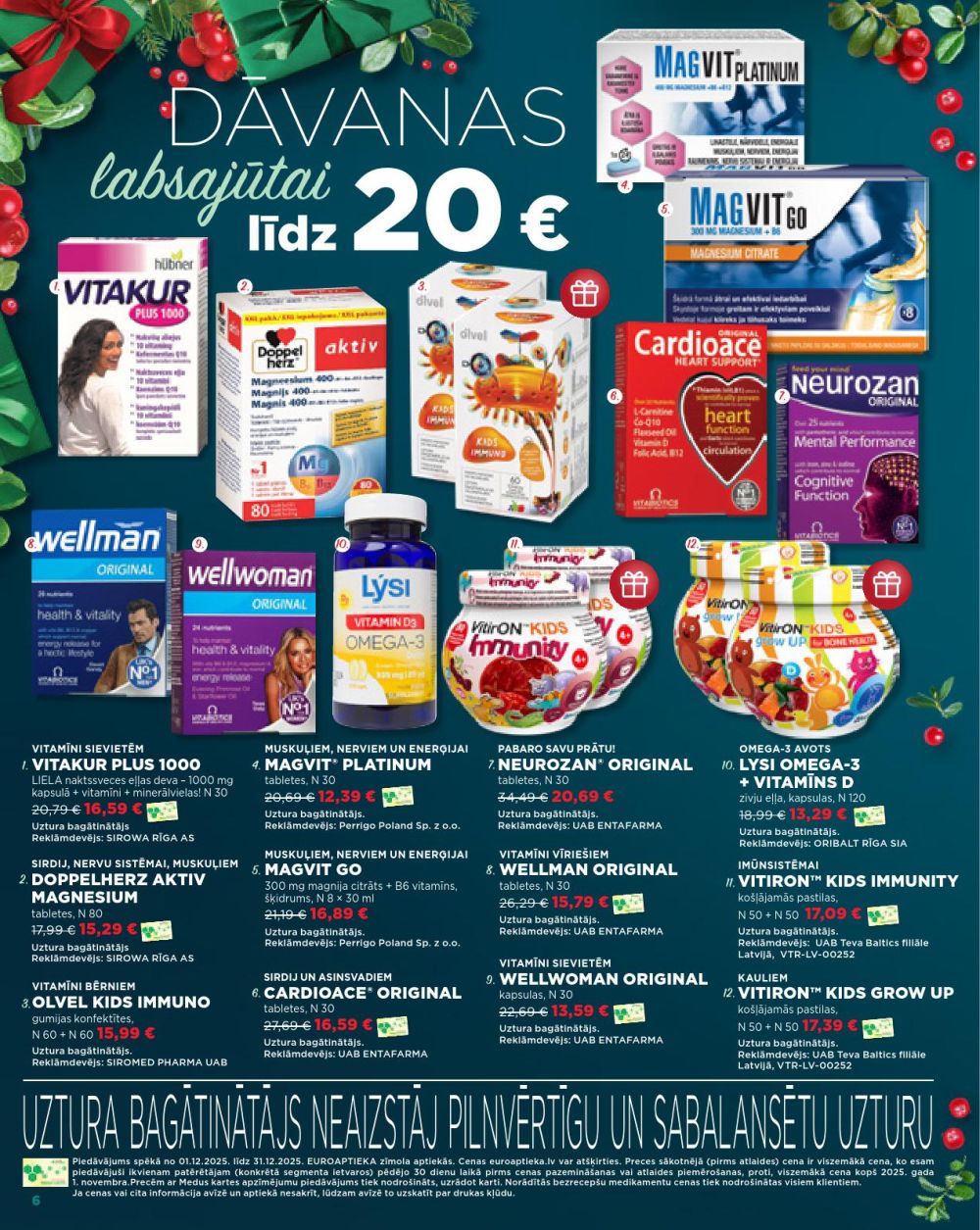 euroaptieka - EUROAPTIEKA (01.12.2025 - 31.12.2025) - page: 6