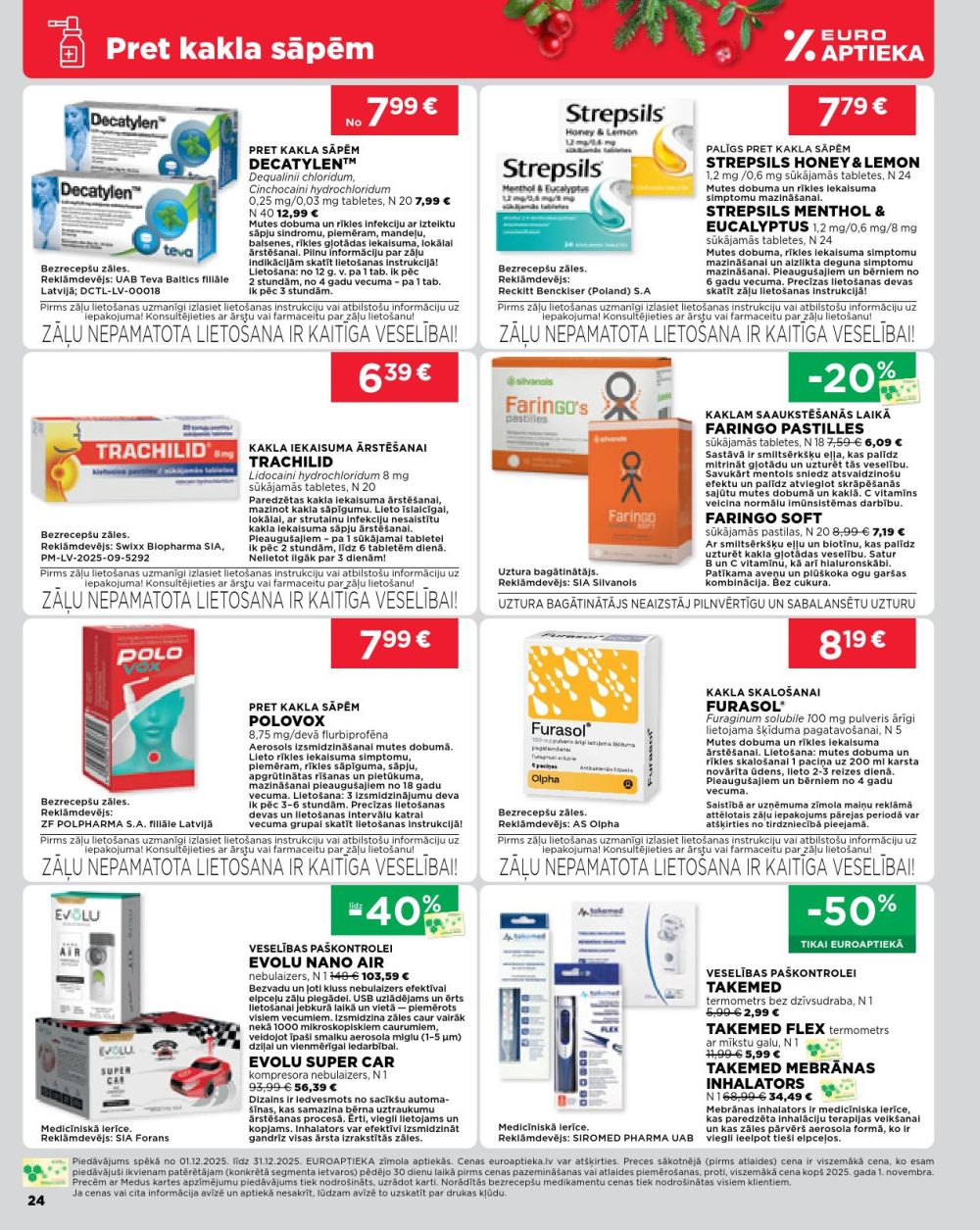 euroaptieka - EUROAPTIEKA (01.12.2025 - 31.12.2025) - page: 24