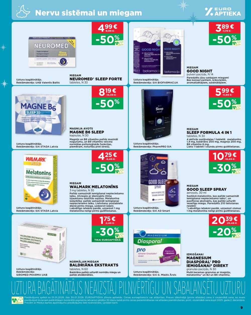 euroaptieka - EUROAPTIEKA (01.01.2026 - 31.01.2026) - page: 9