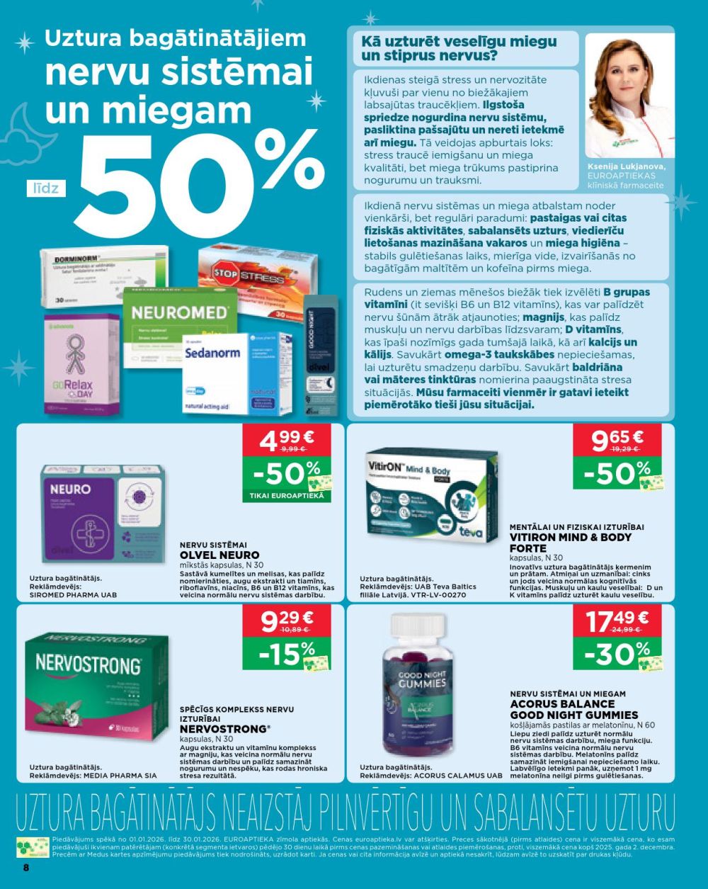 euroaptieka - EUROAPTIEKA (01.01.2026 - 31.01.2026) - page: 8