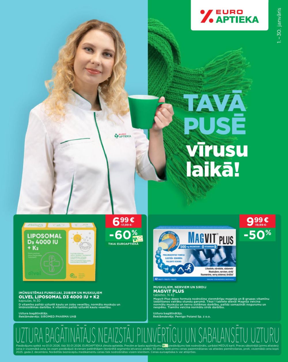 euroaptieka - EUROAPTIEKA (01.01.2026 - 31.01.2026) - page: 1