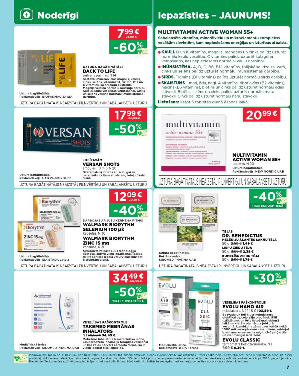 euroaptieka - EUROAPTIEKA (31.01.2026 - 01.03.2026) - page: 7
