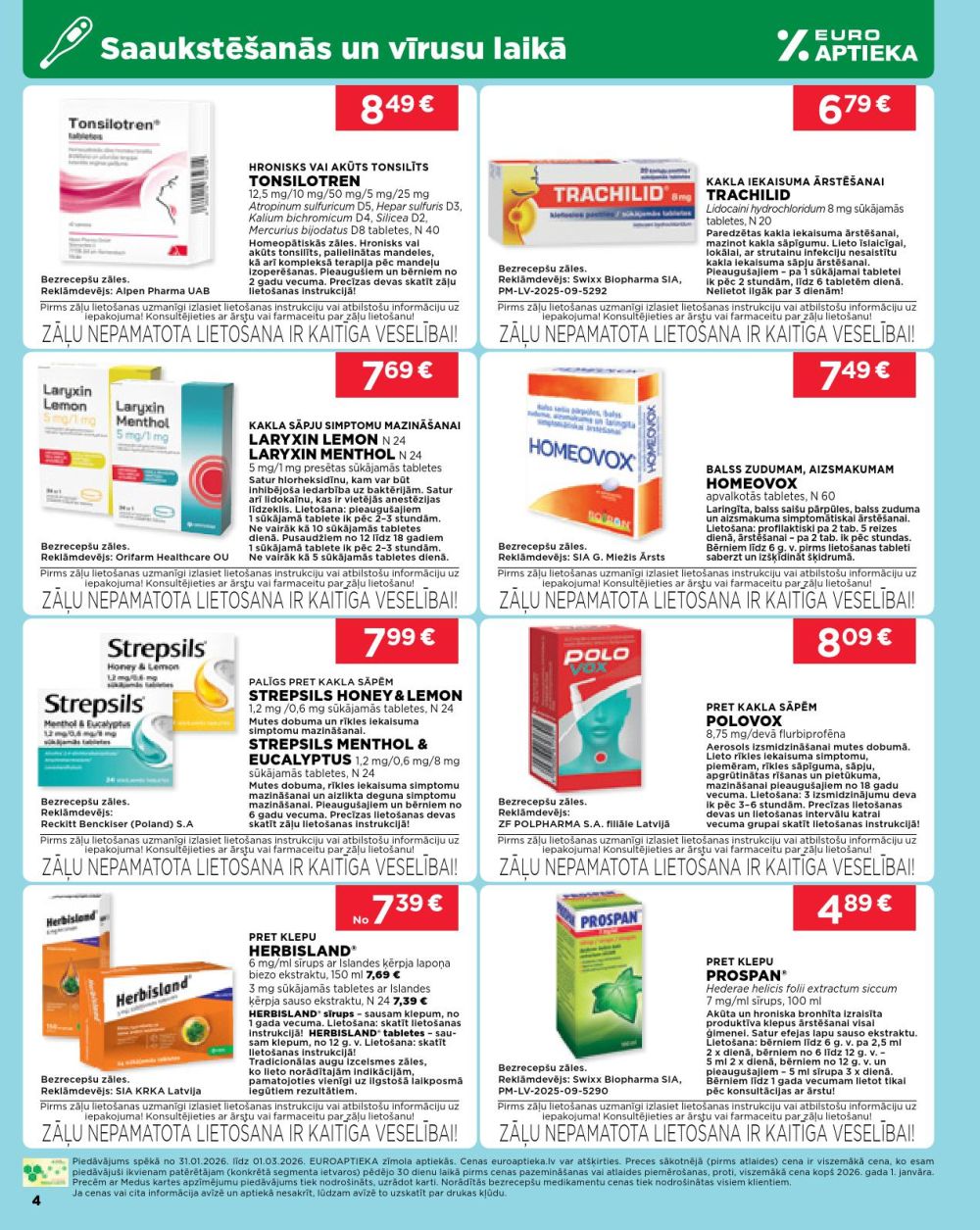 euroaptieka - EUROAPTIEKA (31.01.2026 - 01.03.2026) - page: 4