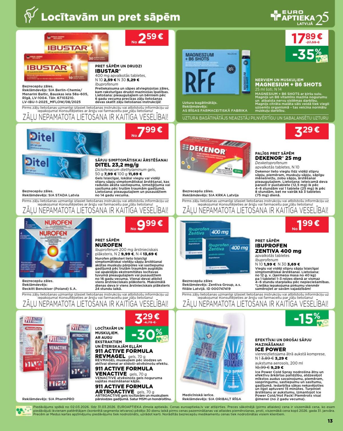 euroaptieka - EUROAPTIEKA (02.03.2026 - 31.03.2026) - page: 7