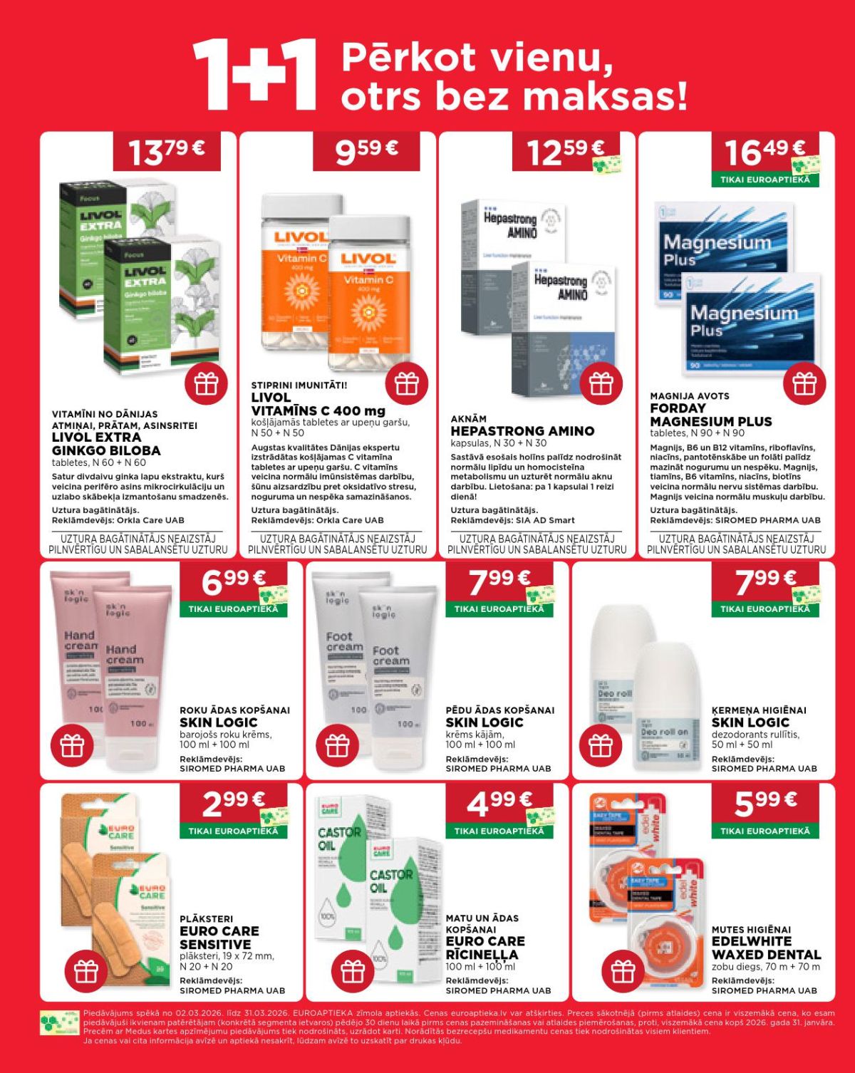 euroaptieka - EUROAPTIEKA (02.03.2026 - 31.03.2026) - page: 10