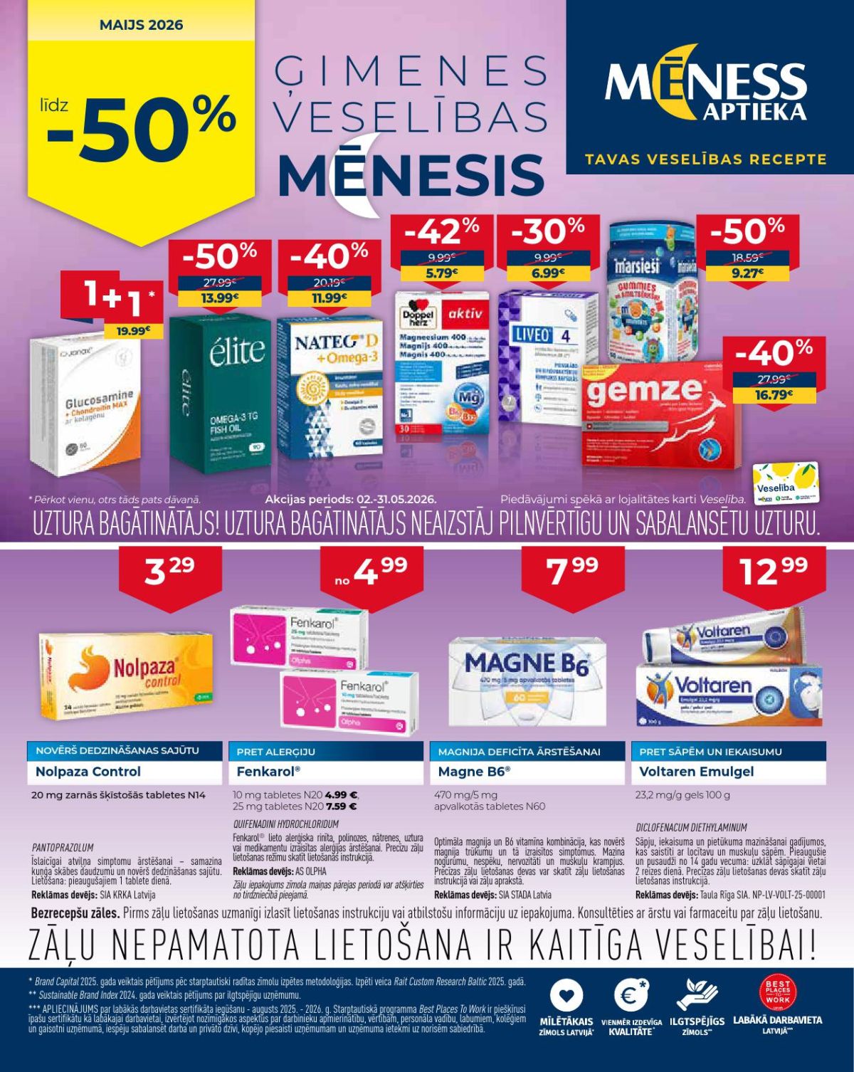 meness-aptieka - MĒNESS APTIEKA (01.05.2026 - 31.05.2026)