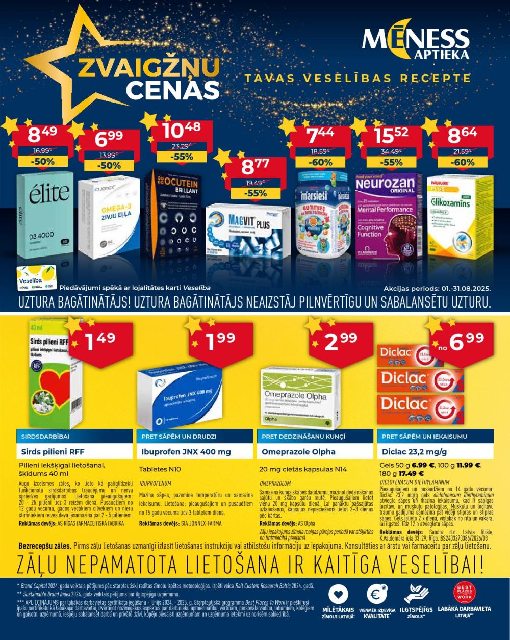 meness-aptieka - MĒNESS APTIEKA (01.08.2025 - 31.08.2025)