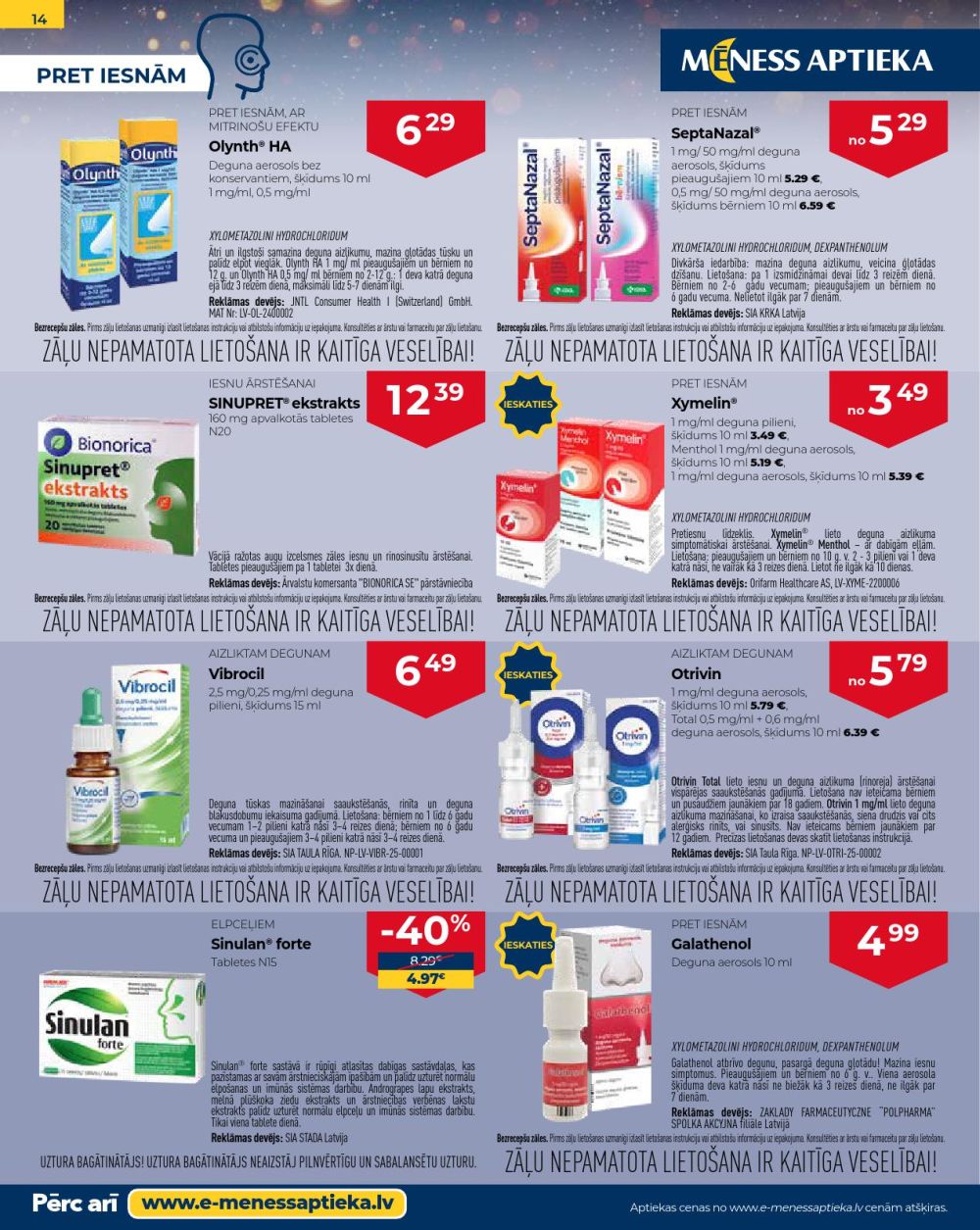 meness-aptieka - MĒNESS APTIEKA (01.12.2025 - 31.12.2025) - page: 14