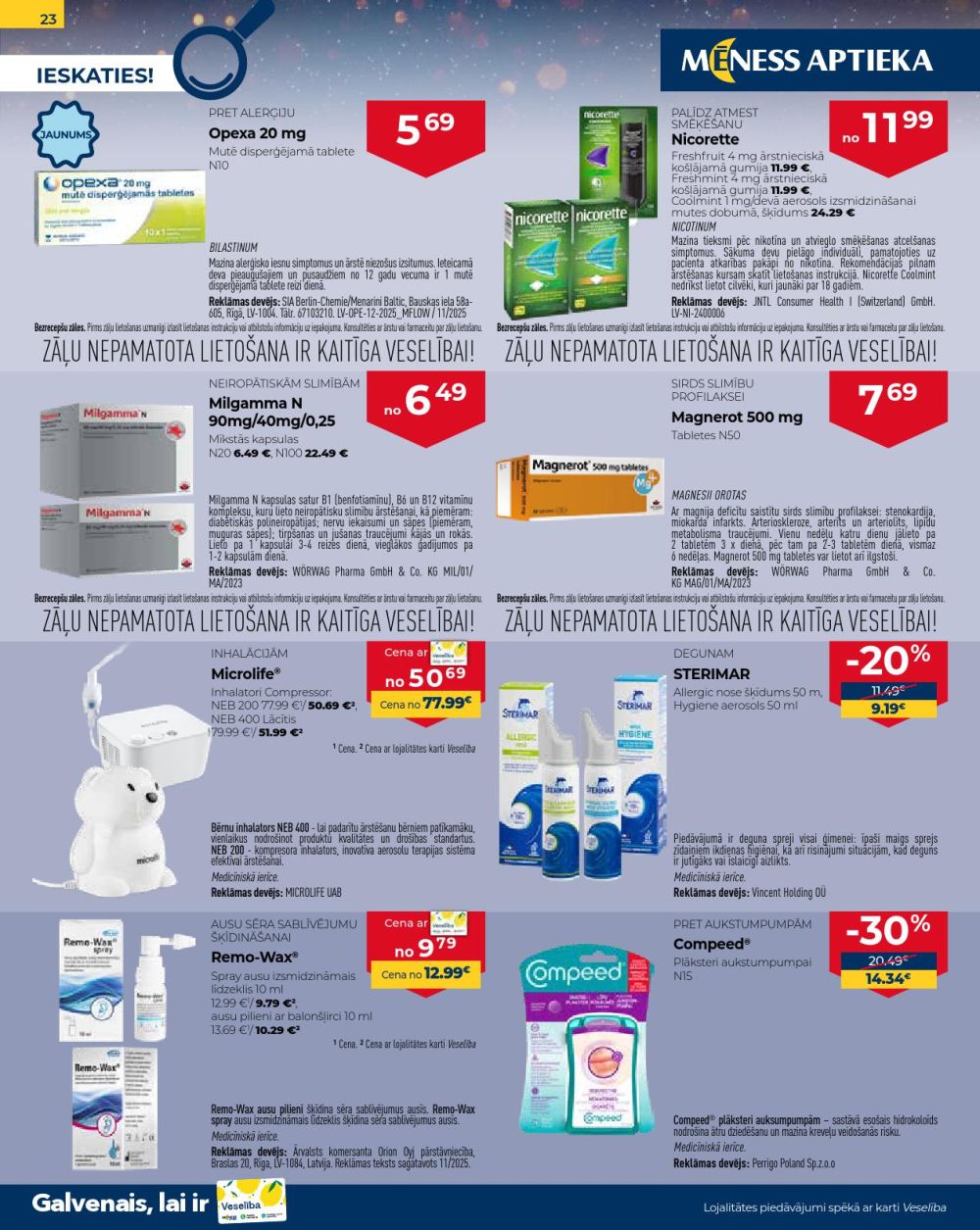 meness-aptieka - MĒNESS APTIEKA (01.12.2025 - 31.12.2025) - page: 23