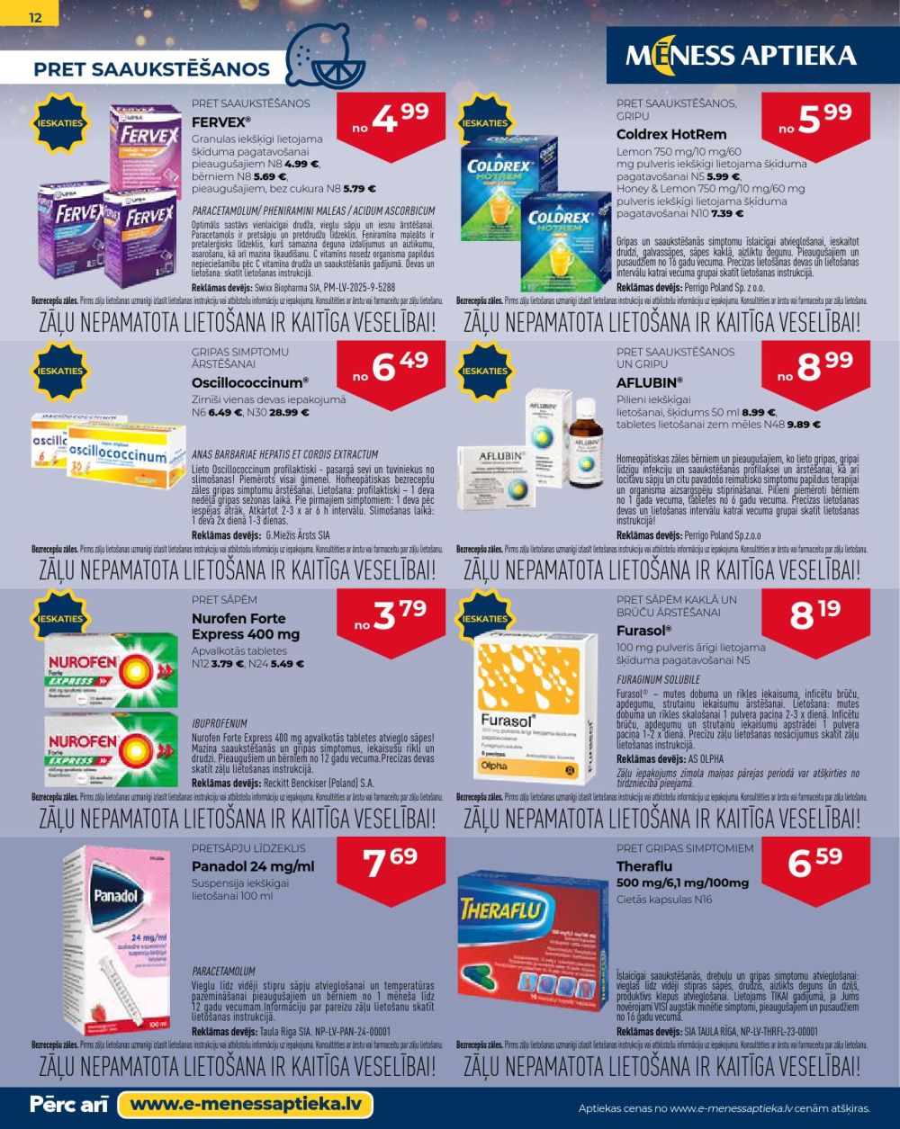 meness-aptieka - MĒNESS APTIEKA (01.12.2025 - 31.12.2025) - page: 12