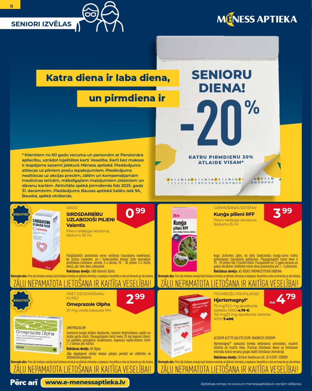 meness-aptieka - MĒNESS APTIEKA (01.12.2025 - 31.12.2025) - page: 8