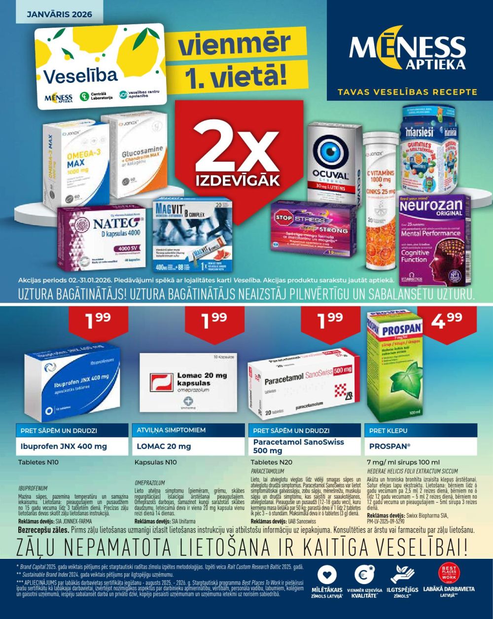 meness-aptieka - MĒNESS APTIEKA (01.01.2026 - 31.01.2026)