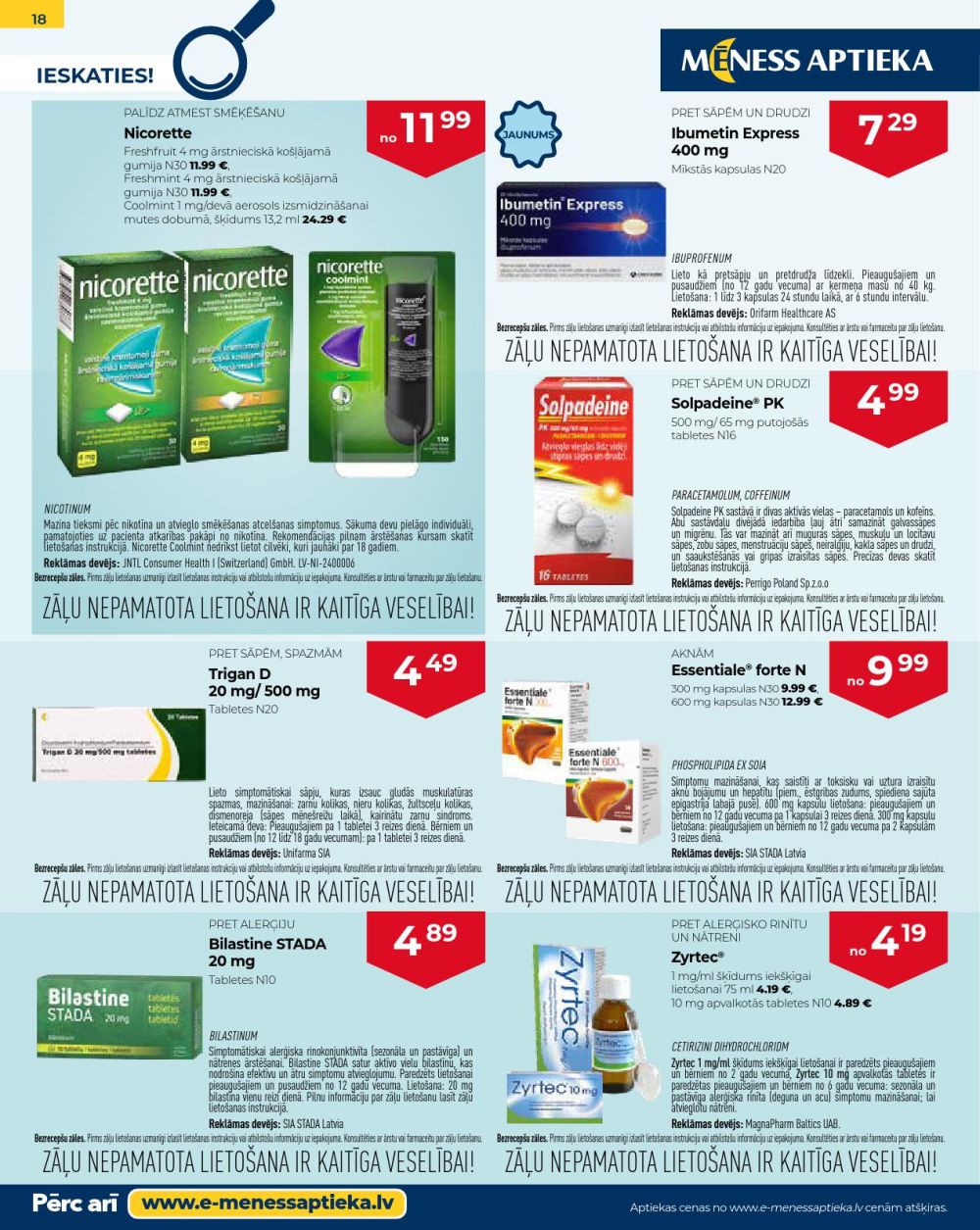 meness-aptieka - MĒNESS APTIEKA (01.01.2026 - 31.01.2026) - page: 18