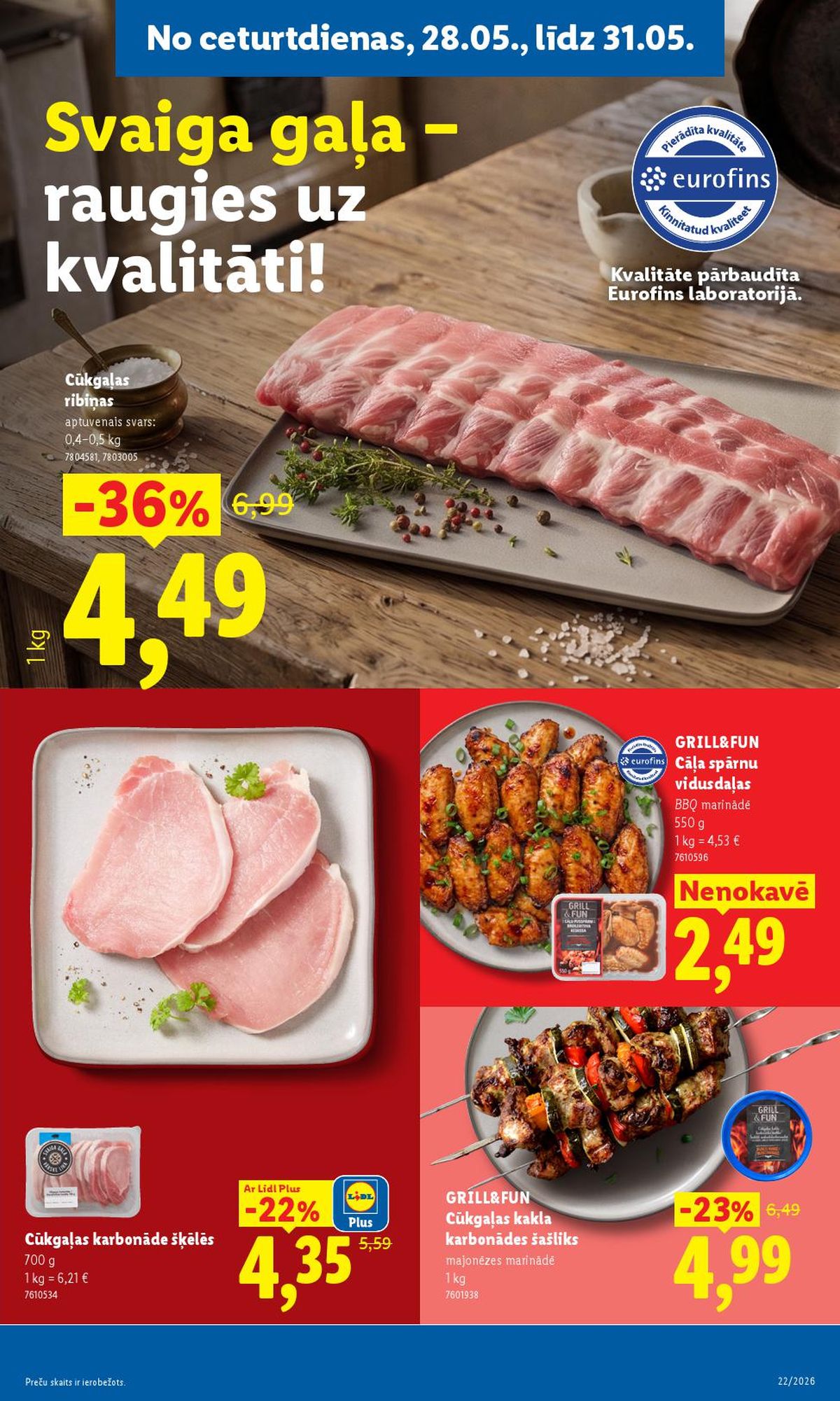lidl - LIDL - Aktuālais akciju buklets (25.05.2026 - 31.05.2026) - page: 20