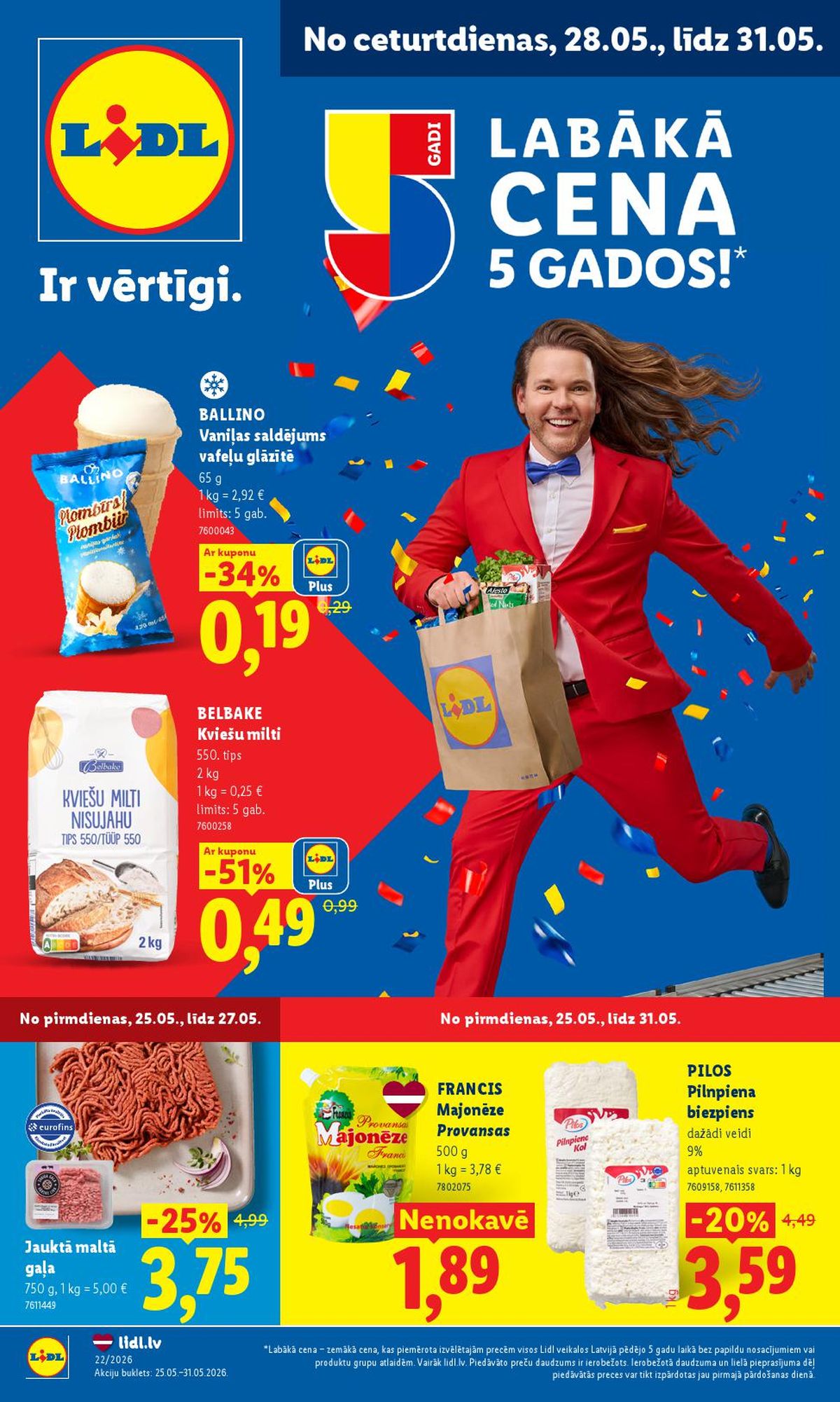 lidl - LIDL - Aktuālais akciju buklets (25.05.2026 - 31.05.2026)
