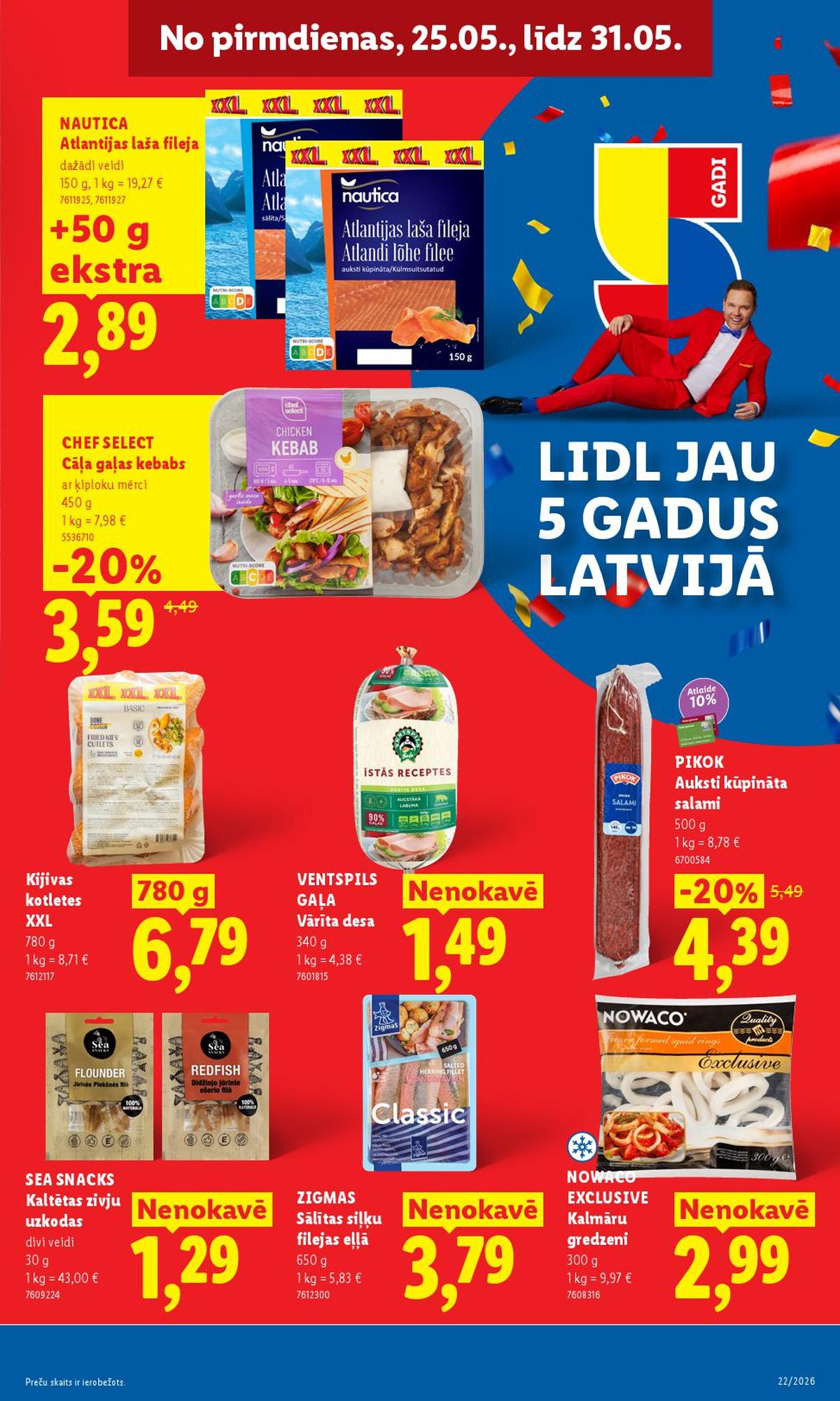 lidl - LIDL - Aktuālais akciju buklets (25.05.2026 - 31.05.2026) - page: 6