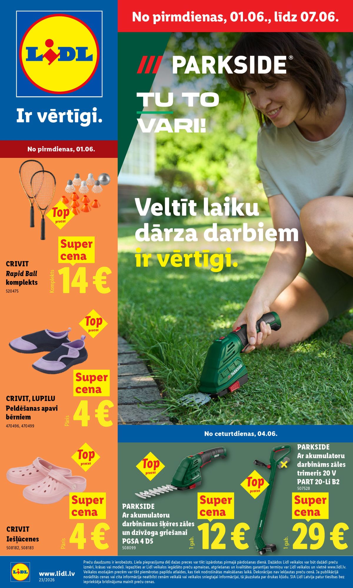 lidl - LIDL - Nepārtikas preču piedāvājums (01.06.2026 - 07.06.2026)