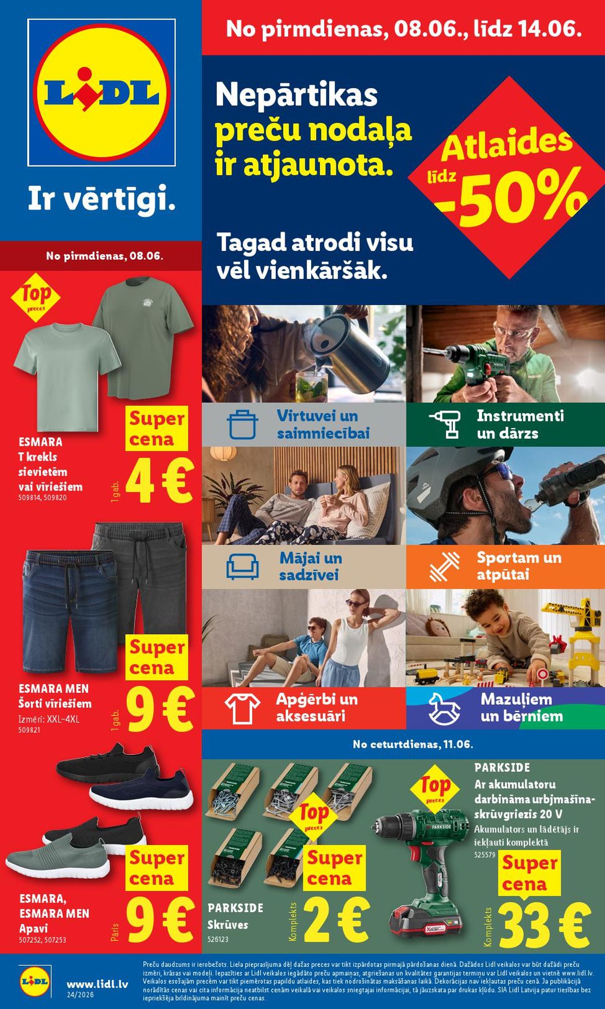 lidl - LIDL - Nepārtikas preču piedāvājums (08.06.2026 - 14.06.2026)