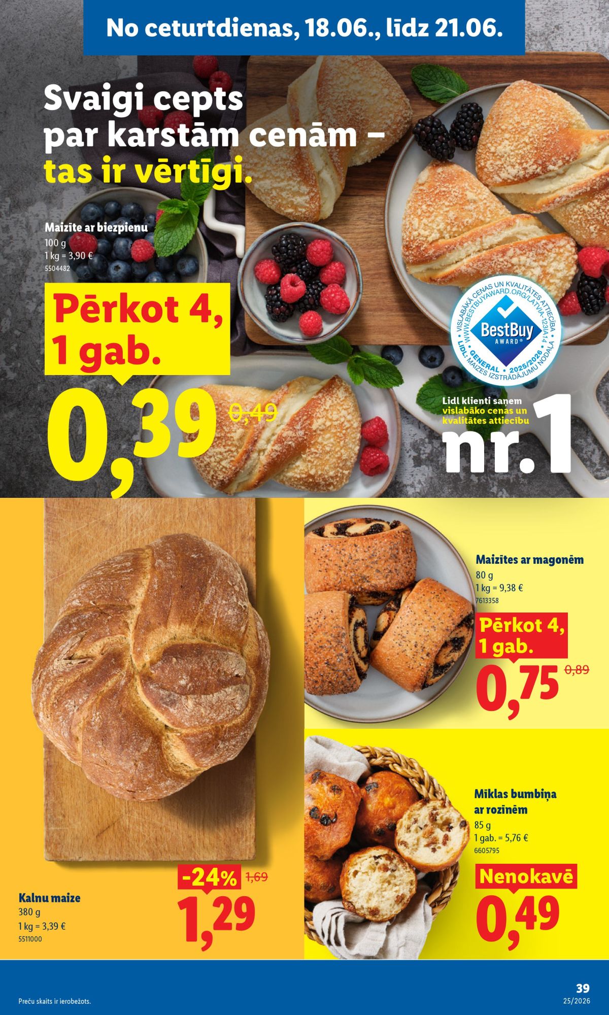 lidl - LIDL - Aktuālais akciju buklets (15.06.2026 - 21.06.2026) - page: 20