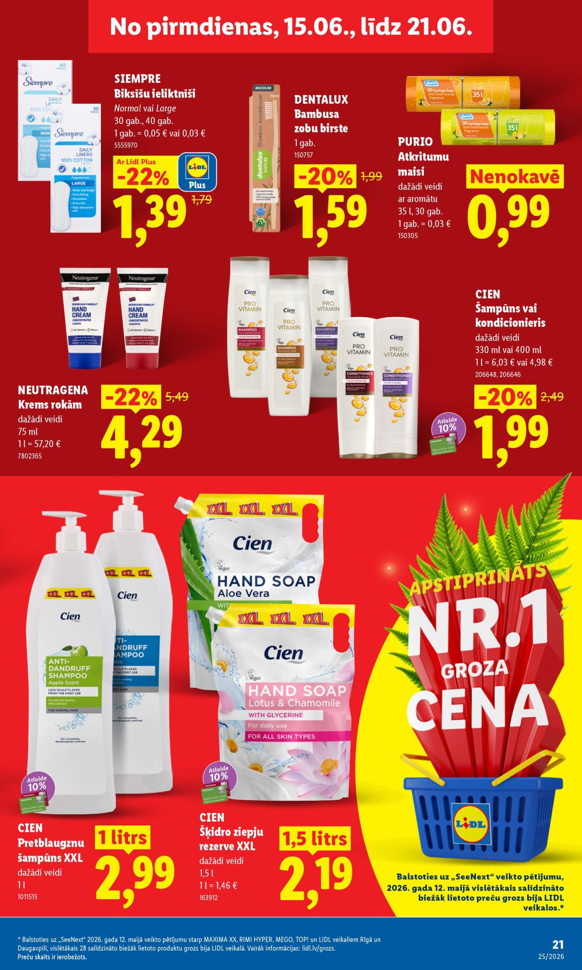 lidl - LIDL - Aktuālais akciju buklets (15.06.2026 - 21.06.2026) - page: 11