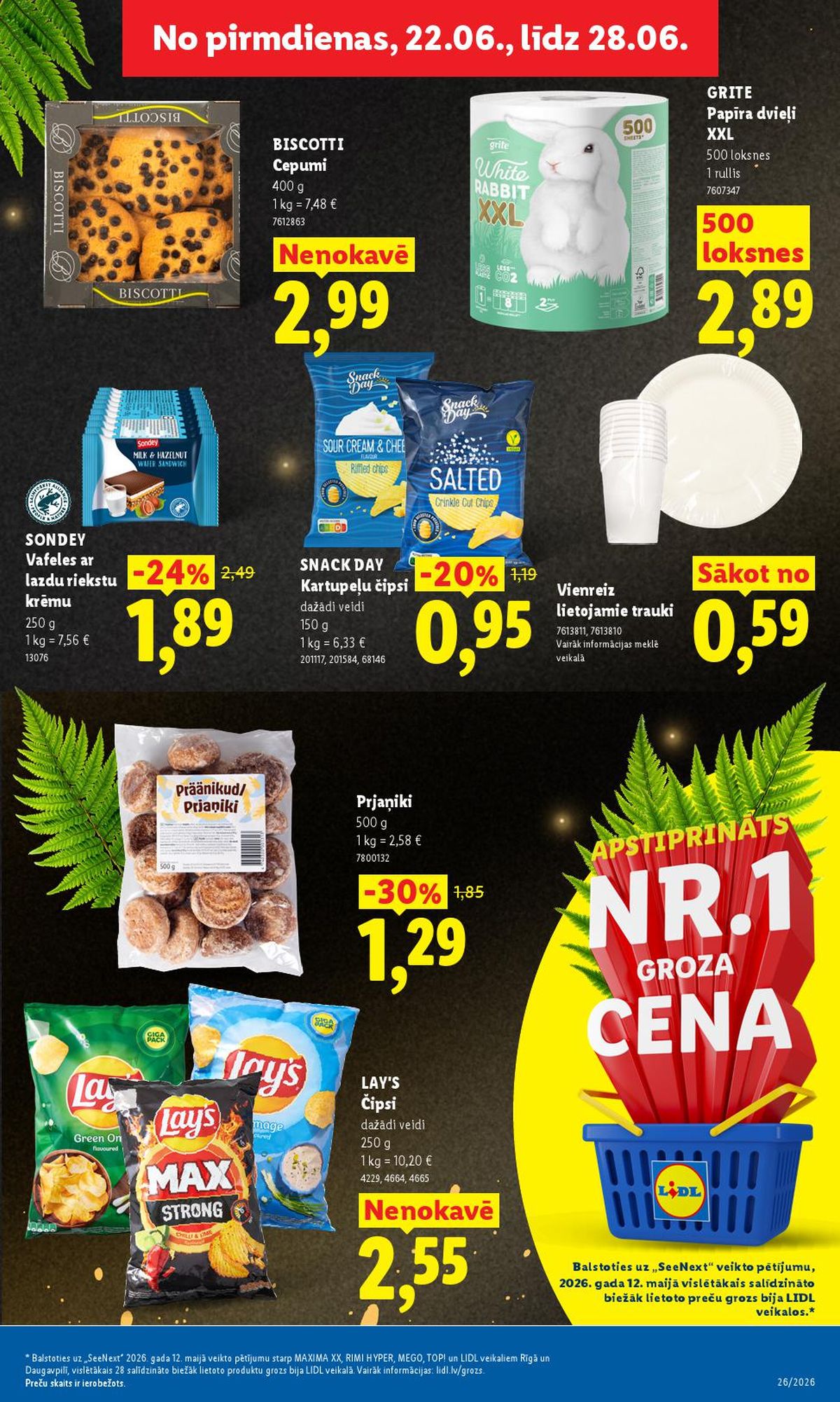 lidl - LIDL - Aktuālais akciju buklets (22.06.2026 - 28.06.2026) - page: 8