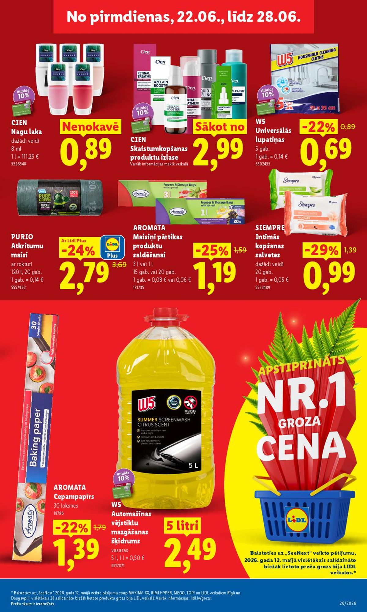 lidl - LIDL - Aktuālais akciju buklets (22.06.2026 - 28.06.2026) - page: 13