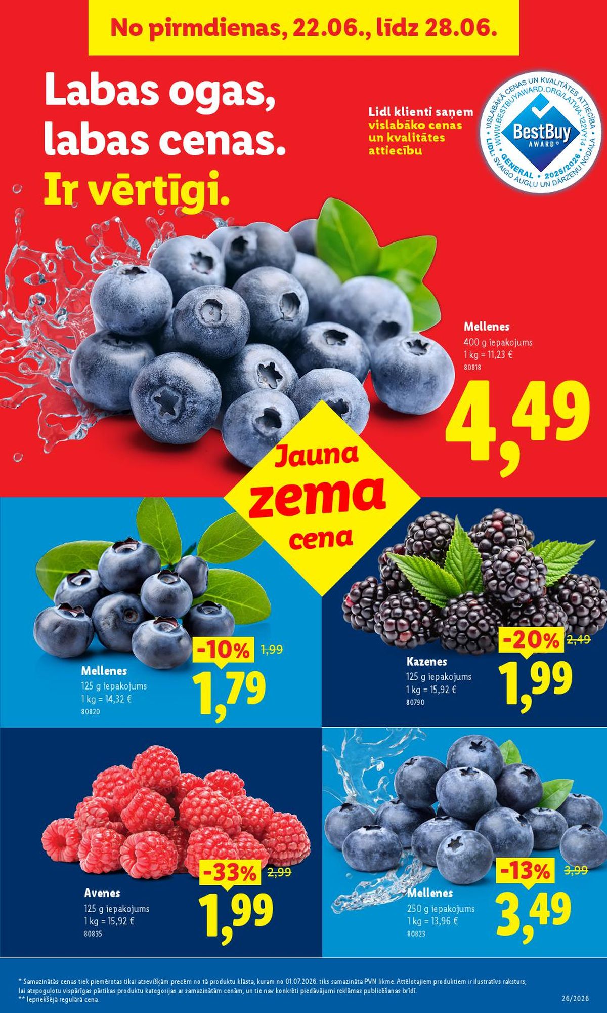 lidl - LIDL - Aktuālais akciju buklets (22.06.2026 - 28.06.2026) - page: 3