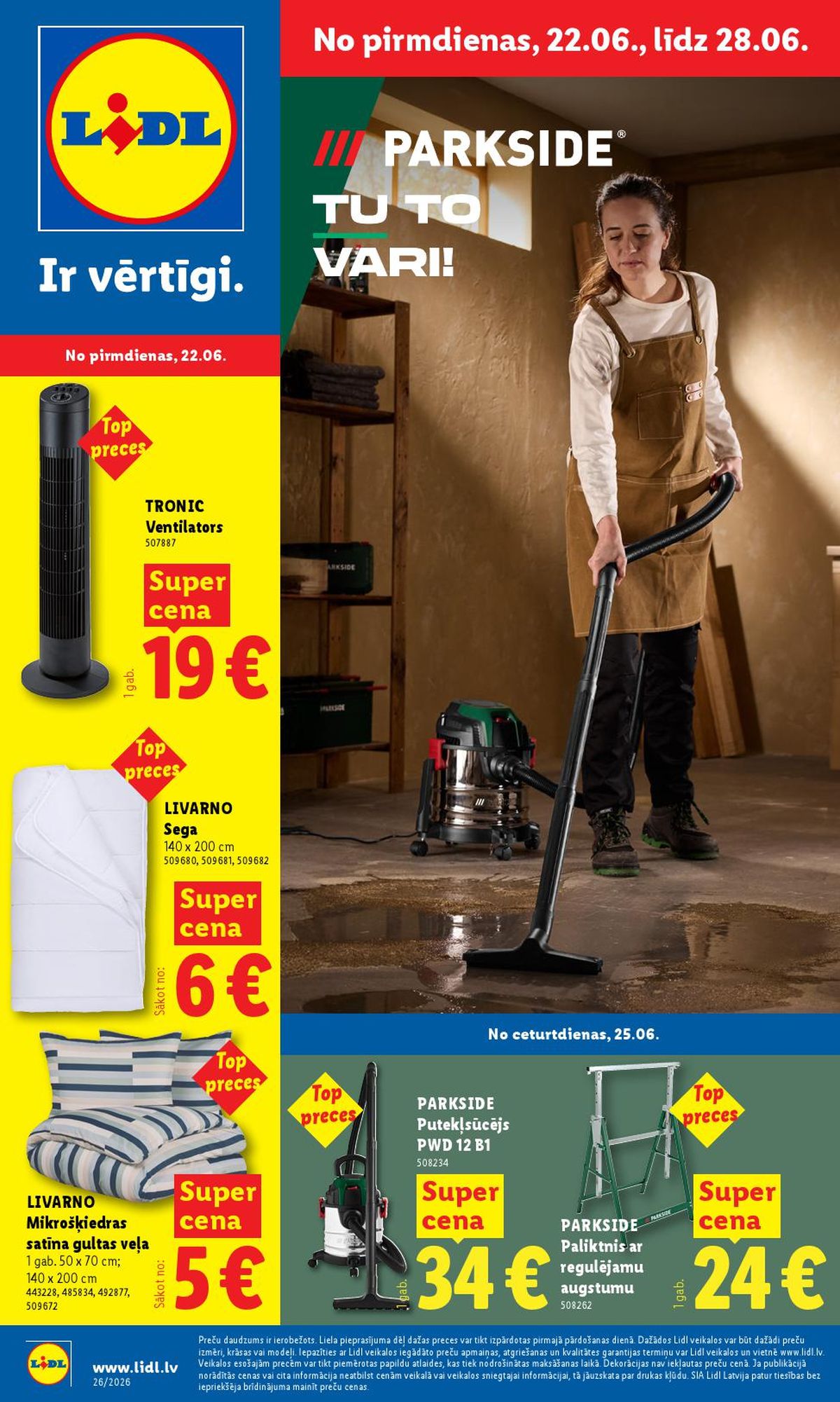 lidl - LIDL - Nepārtikas preču piedāvājums (22.06.2026 - 28.06.2026)