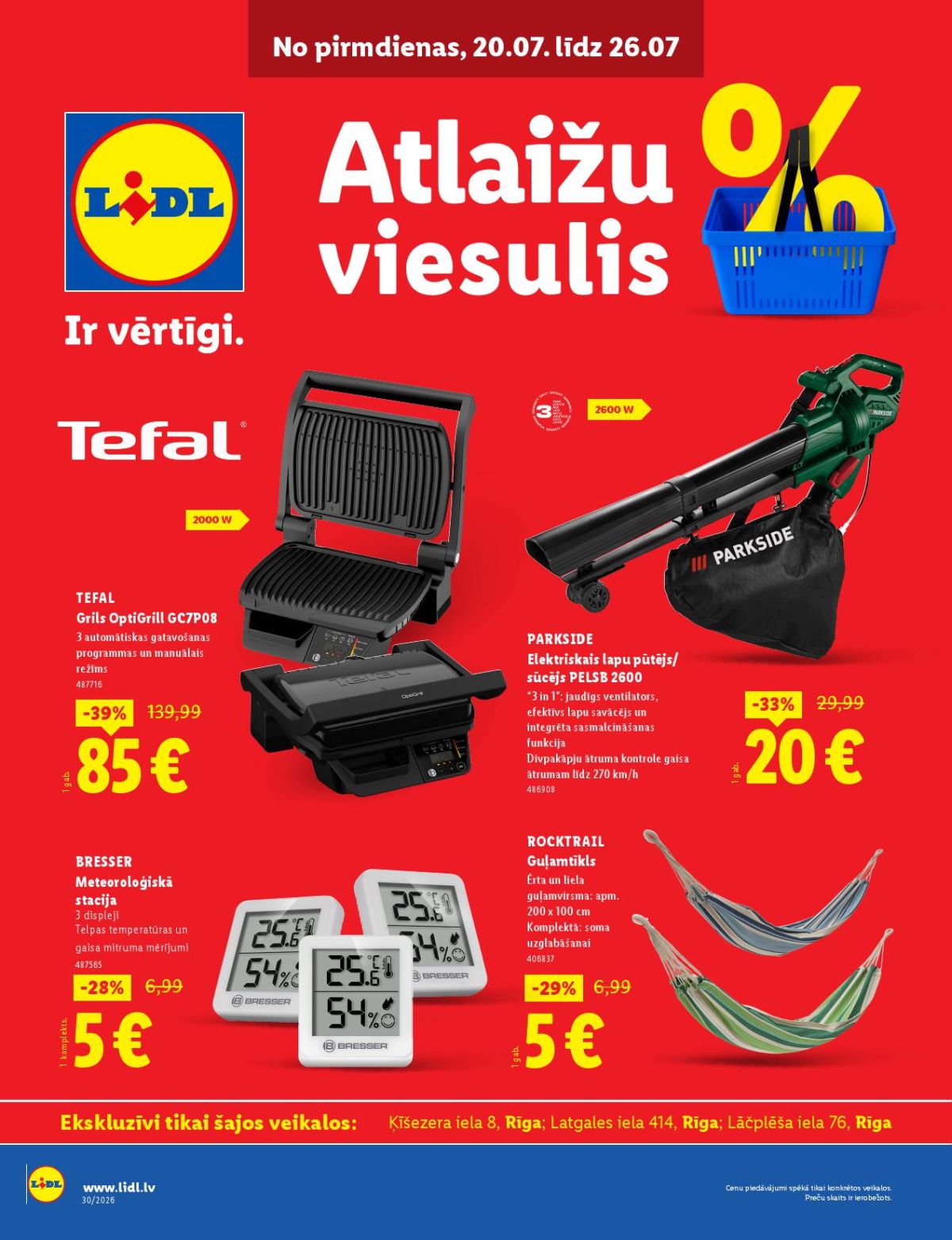 lidl - LIDL - Atlaižu viesulis (20.07.2026 - 26.07.2026)