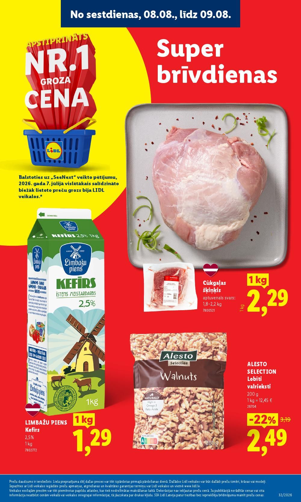 lidl - LIDL - Aktuālais akciju buklets (03.08.2026 - 09.08.2026) - page: 23