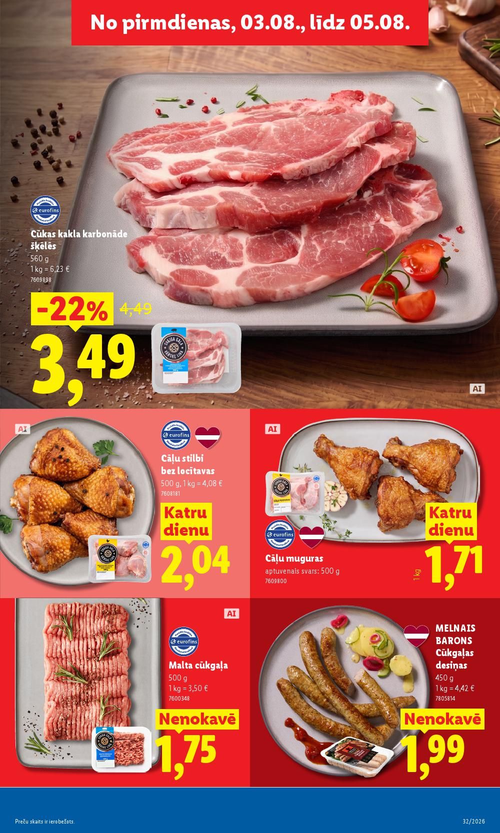 lidl - LIDL - Aktuālais akciju buklets (03.08.2026 - 09.08.2026) - page: 5