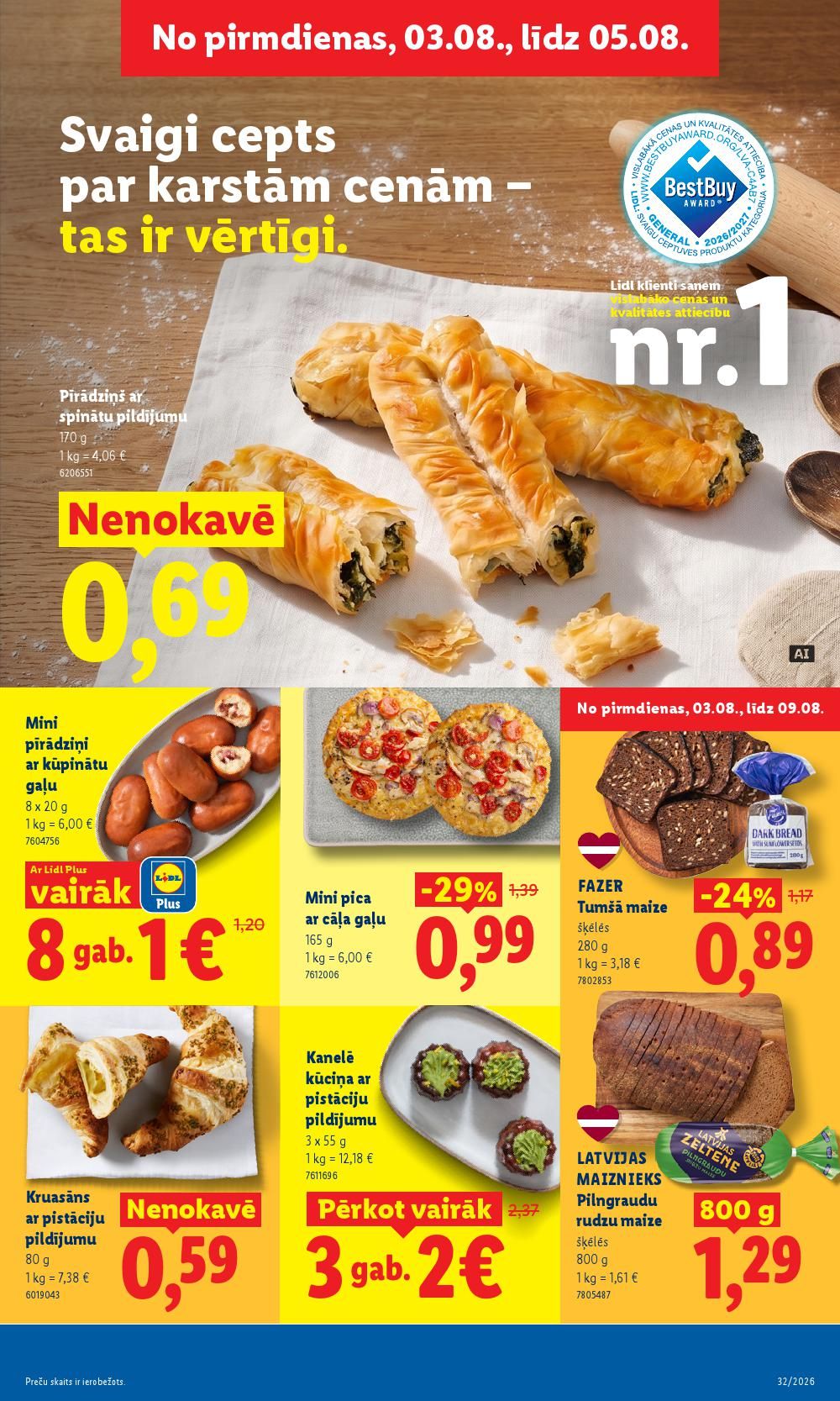 lidl - LIDL - Aktuālais akciju buklets (03.08.2026 - 09.08.2026) - page: 3