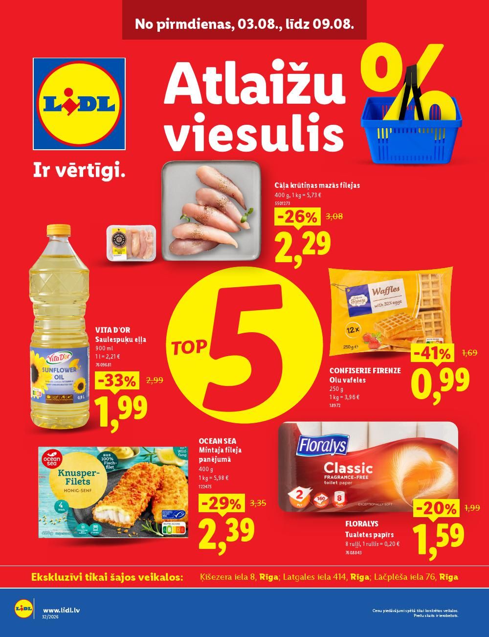 lidl - LIDL - Atlaižu viesulis (03.08.2026 - 09.08.2026)