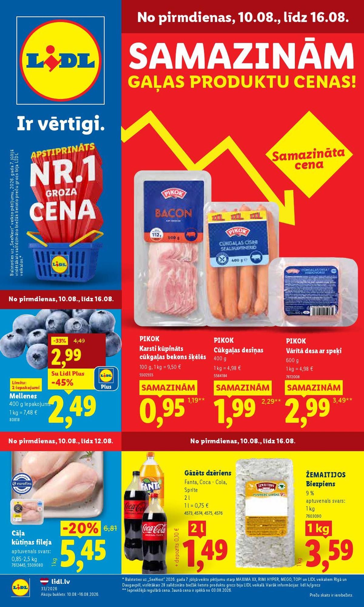 lidl - LIDL - Aktuālais akciju buklets (10.08.2026 - 16.08.2026)