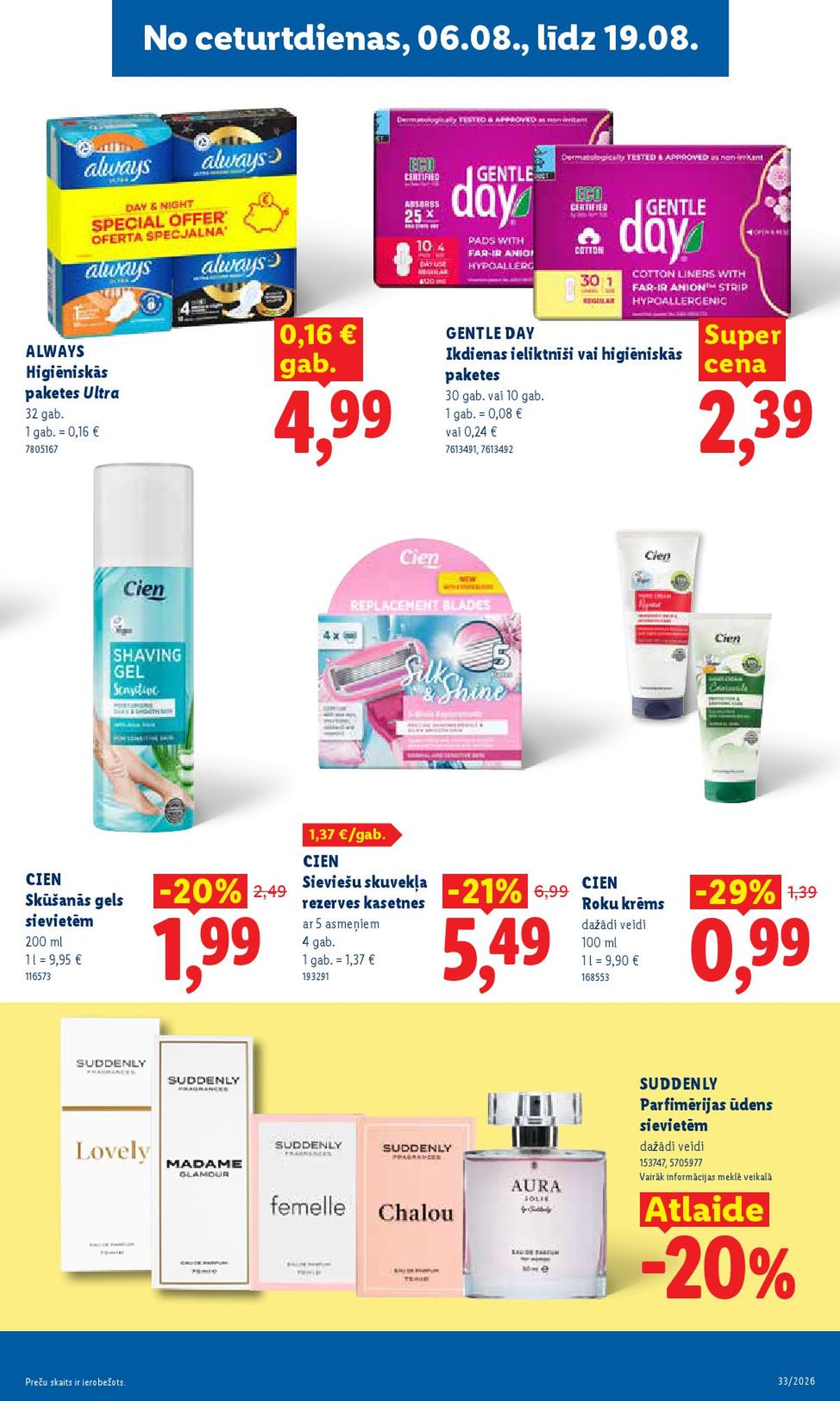 lidl - LIDL - Aktuālais akciju buklets (10.08.2026 - 16.08.2026) - page: 12