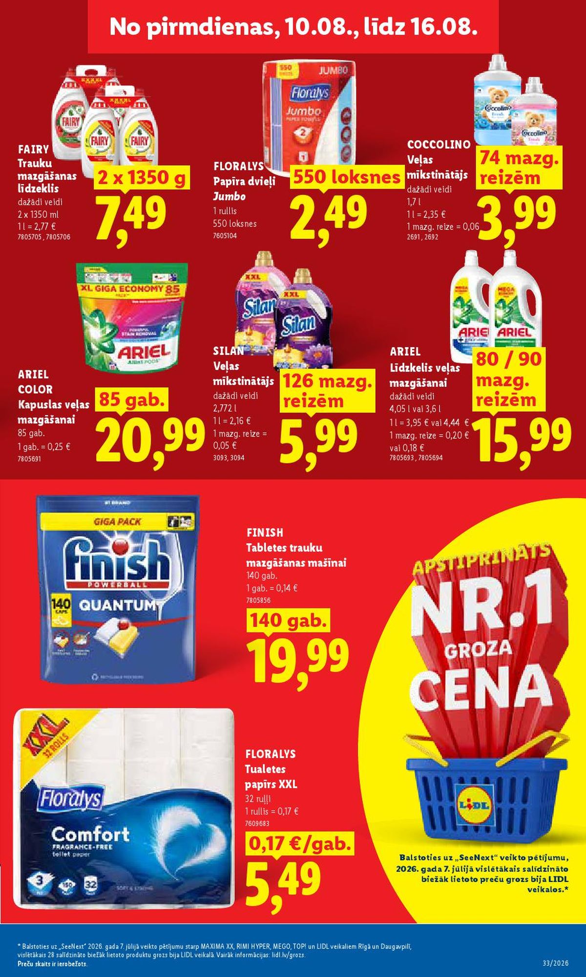 lidl - LIDL - Aktuālais akciju buklets (10.08.2026 - 16.08.2026) - page: 10