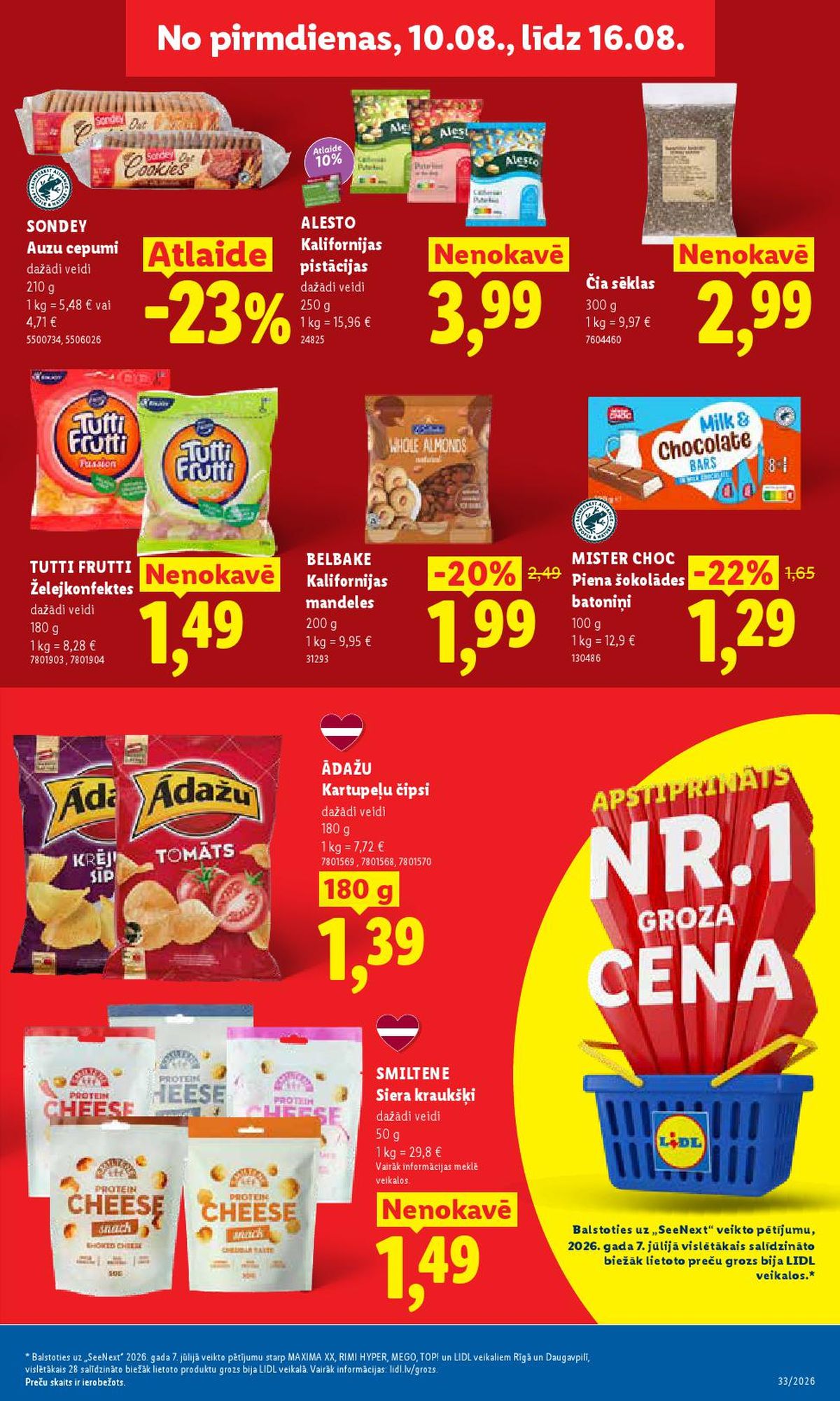 lidl - LIDL - Aktuālais akciju buklets (10.08.2026 - 16.08.2026) - page: 9