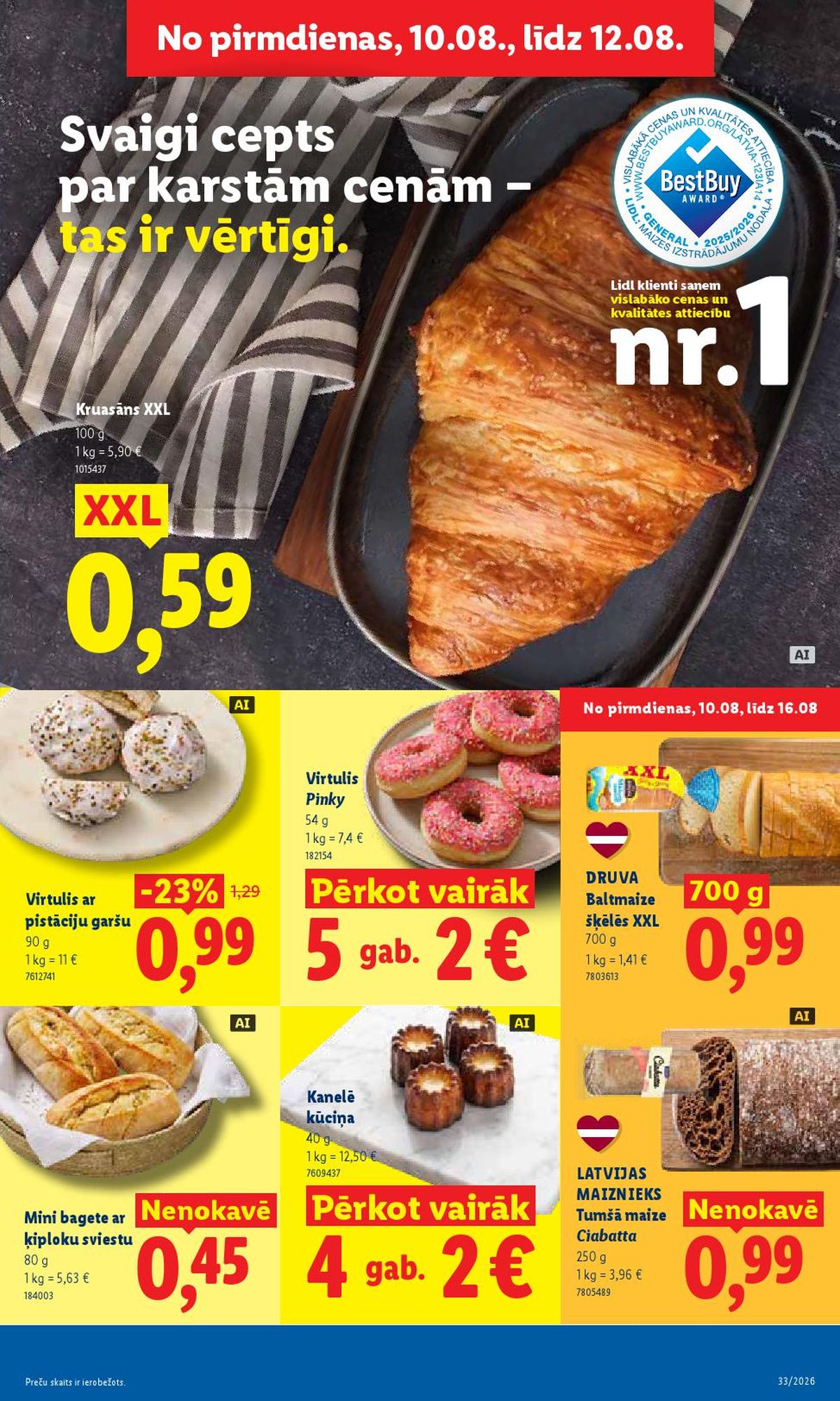 lidl - LIDL - Aktuālais akciju buklets (10.08.2026 - 16.08.2026) - page: 4