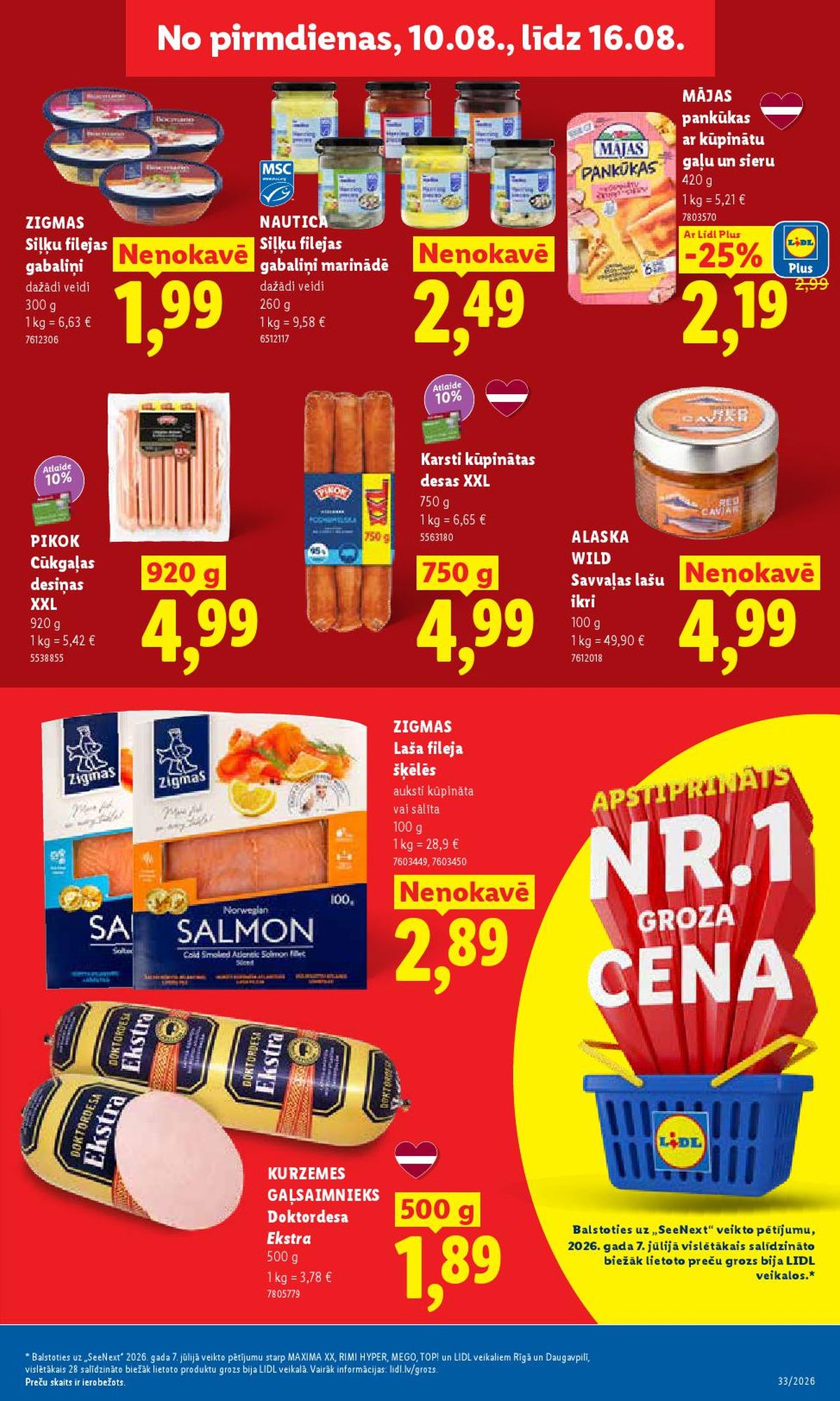 lidl - LIDL - Aktuālais akciju buklets (10.08.2026 - 16.08.2026) - page: 6