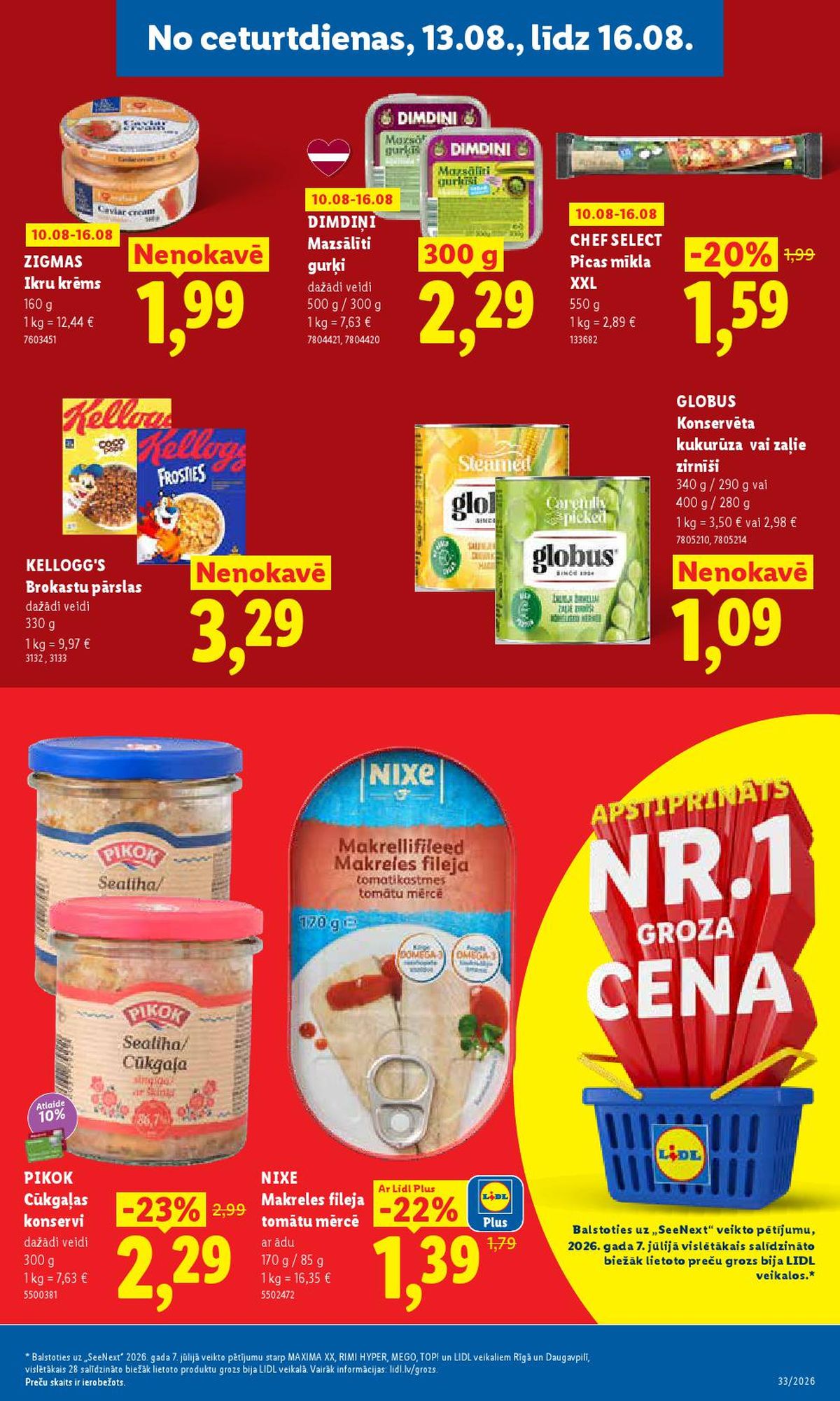 lidl - LIDL - Aktuālais akciju buklets (10.08.2026 - 16.08.2026) - page: 18