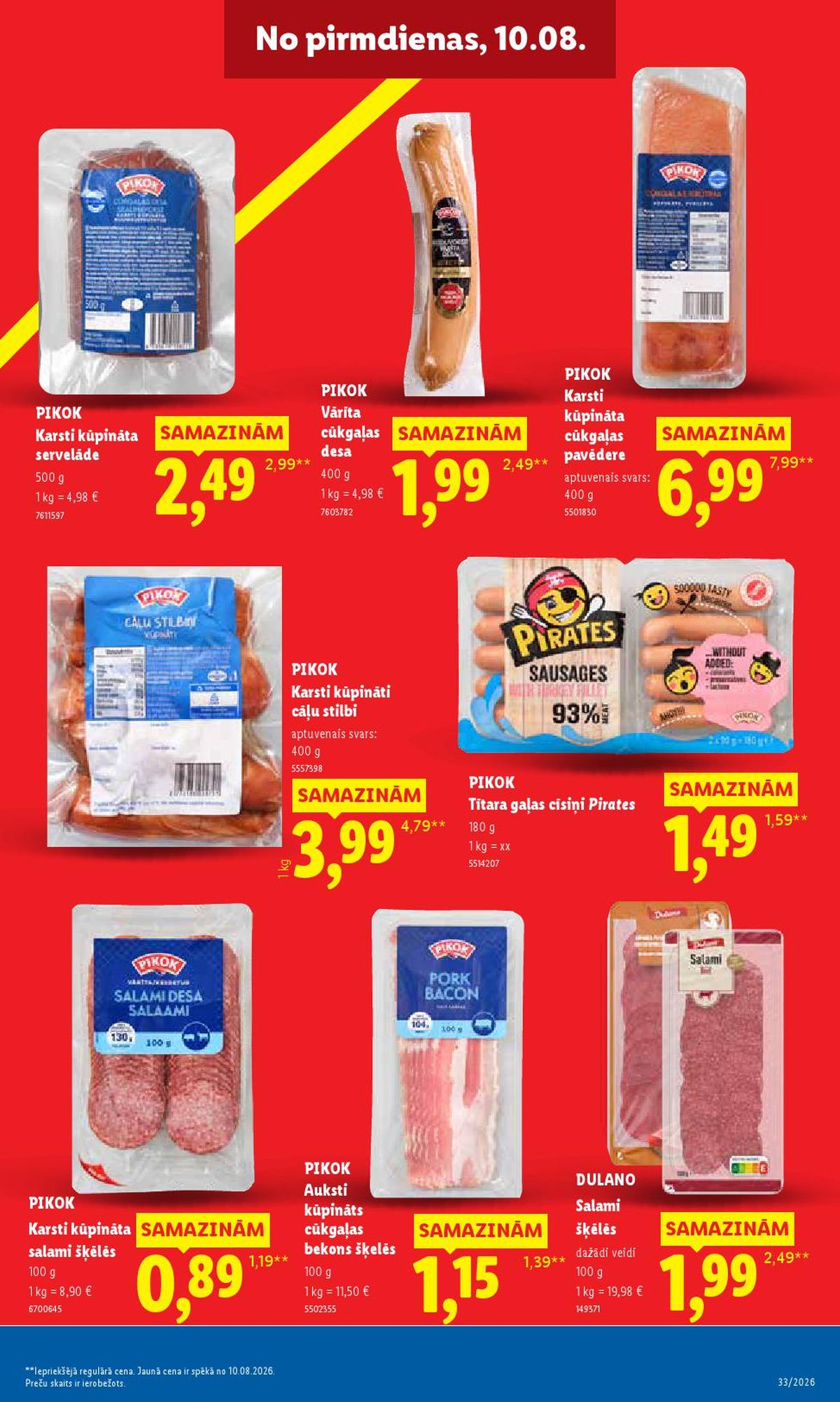lidl - LIDL - Aktuālais akciju buklets (10.08.2026 - 16.08.2026) - page: 2